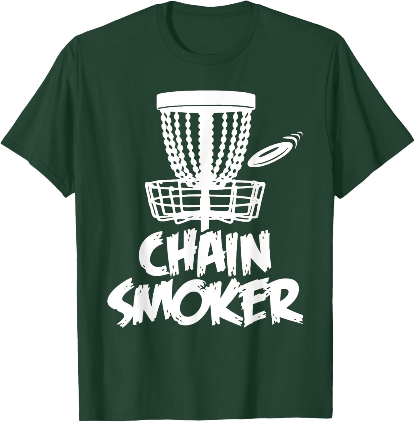 Chain Smoker Disc Golf T-Shirt - T-Shirt | Forest
