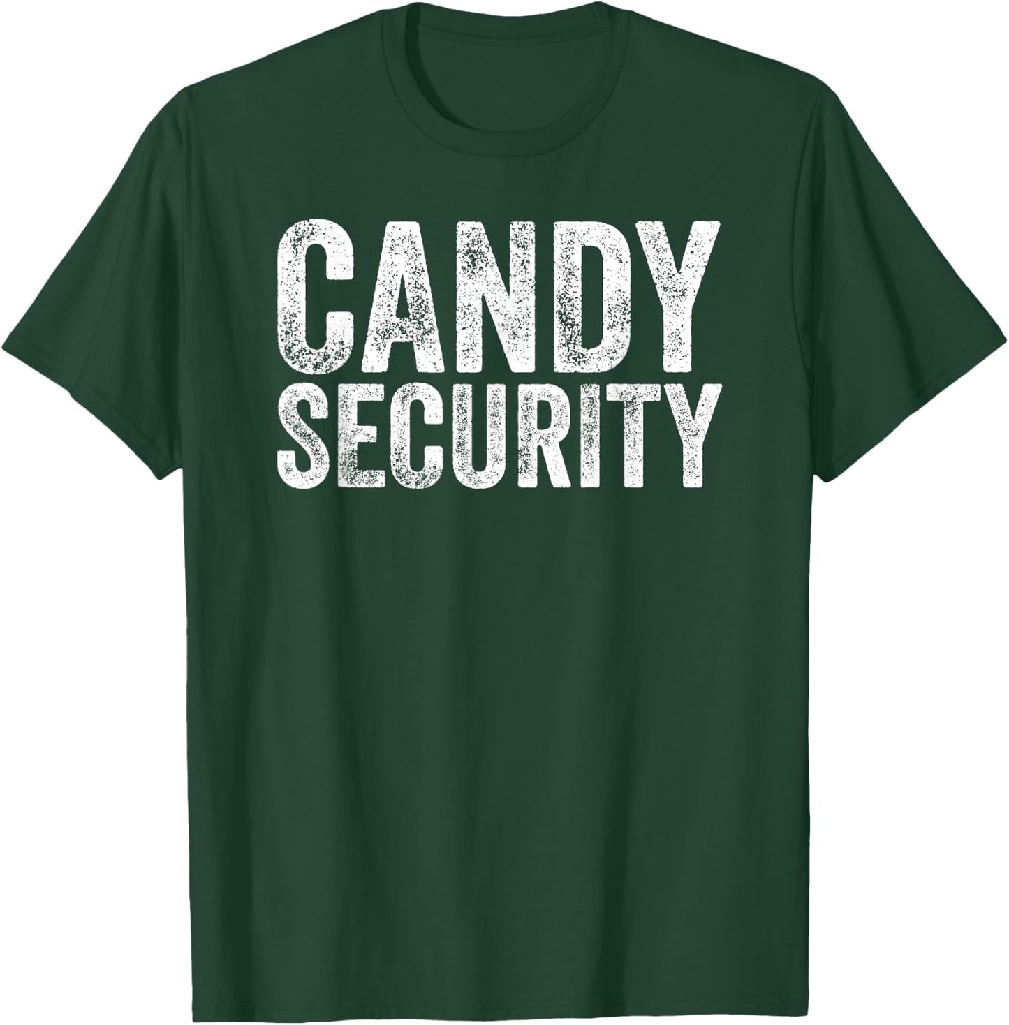Funny Candy Security Halloween Costume Parents T-Shirt - T-Shirt | Forest