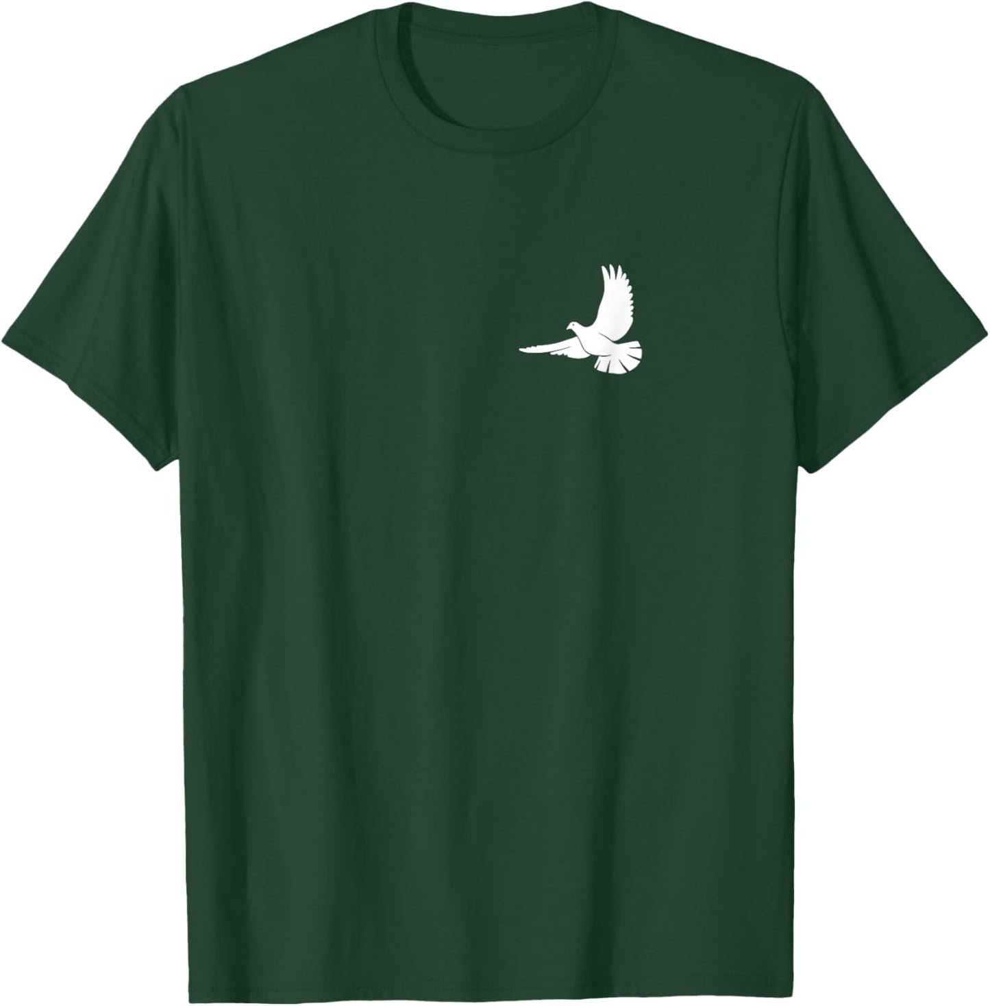 White dove pocket design T-Shirt - T-Shirt | Forest