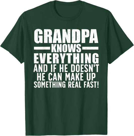 Funny Grandpa Art For Grandpa Men Grandfathers Day Papi T-Shirt - T-Shirt | Forest