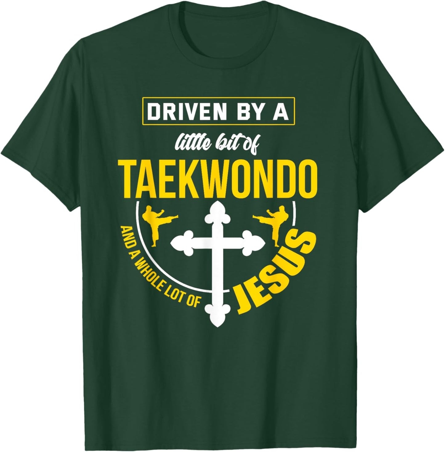 Taekwondo Jesus Shirt Martial Arts Christian Taekwondo T-Shirt - T-Shirt | Forest