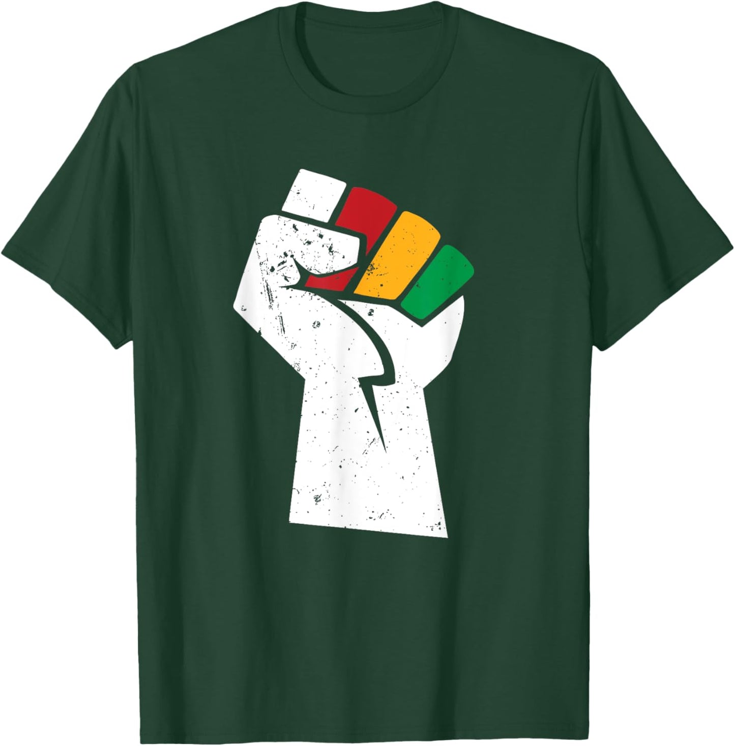 Juneteenth Black Fist Juneteenth T-Shirt - T-Shirt | Forest