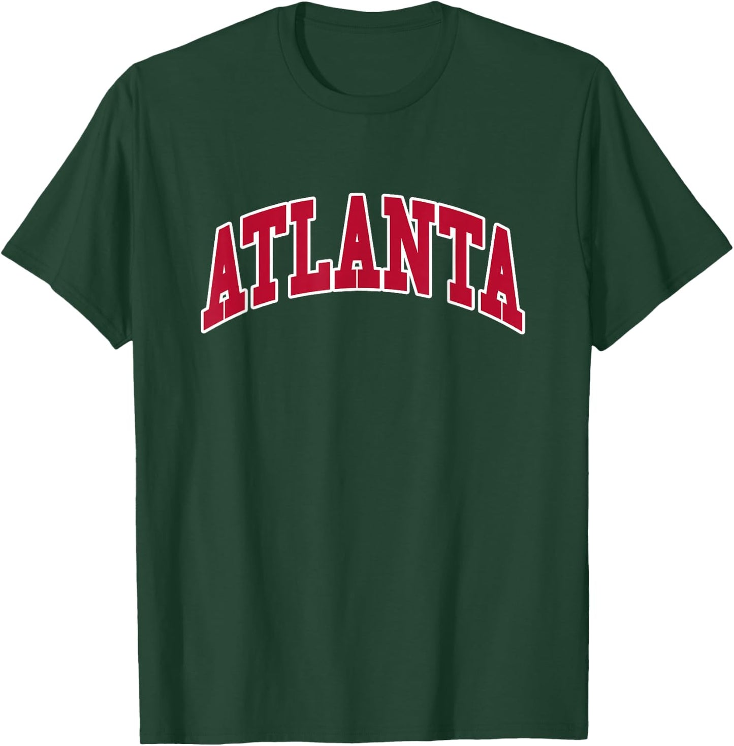 ATLANTA - Throwback Design - Classic T-Shirt - T-Shirt | Forest