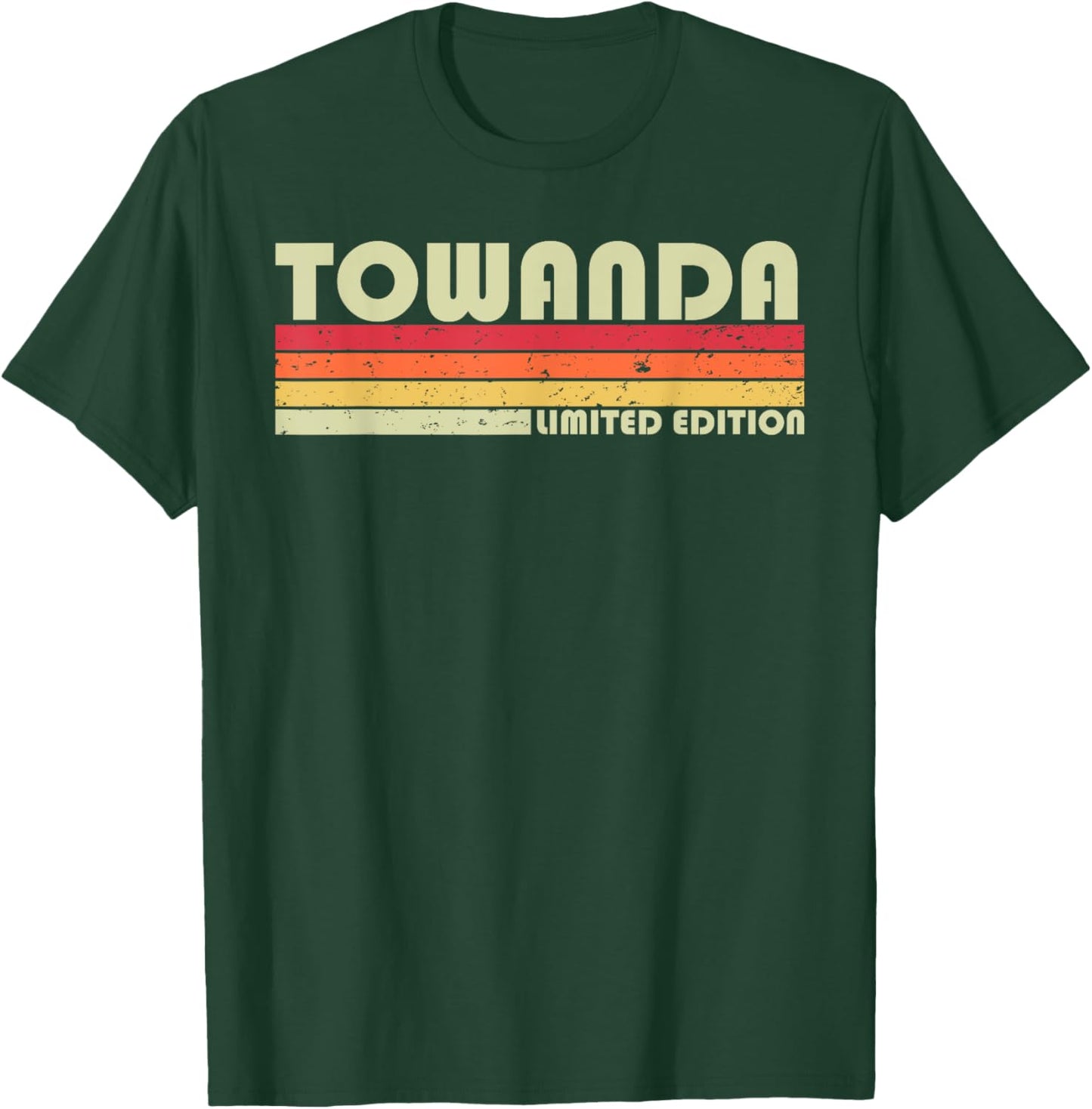 TOWANDA Name Personalized Retro Vintage 80s 90s Birthday T-Shirt - T-Shirt | Forest