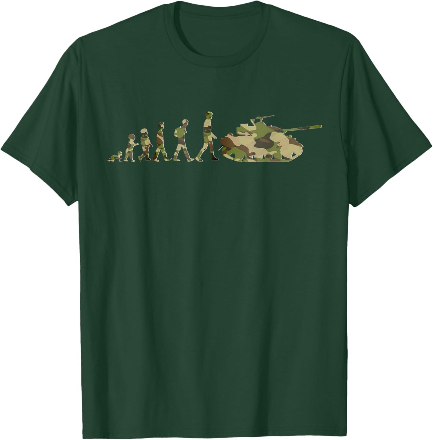 Army Evolution Tank T-Shirt - T-Shirt | Forest