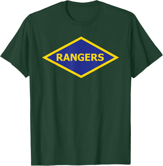 Army Ranger WW2 Diamond T-Shirt - T-Shirt | Forest