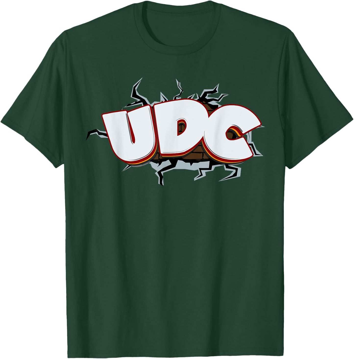 UDC Cracked Wall T-Shirt - T-Shirt | Forest