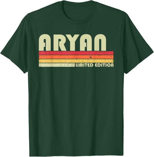 ARYAN Gift Name Personalized Funny Retro Vintage Birthday T-Shirt - T-Shirt | Forest