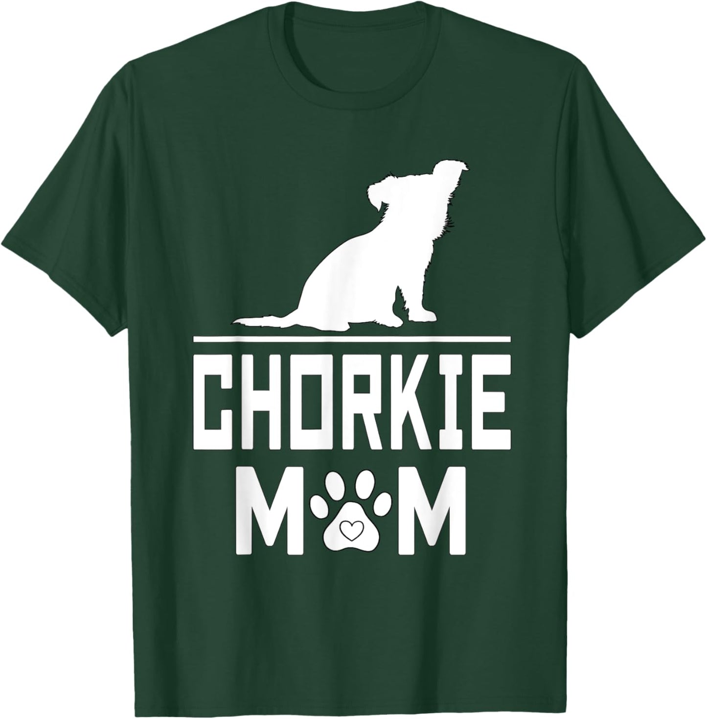 Chorkie Mom T-Shirt - T-Shirt | Forest
