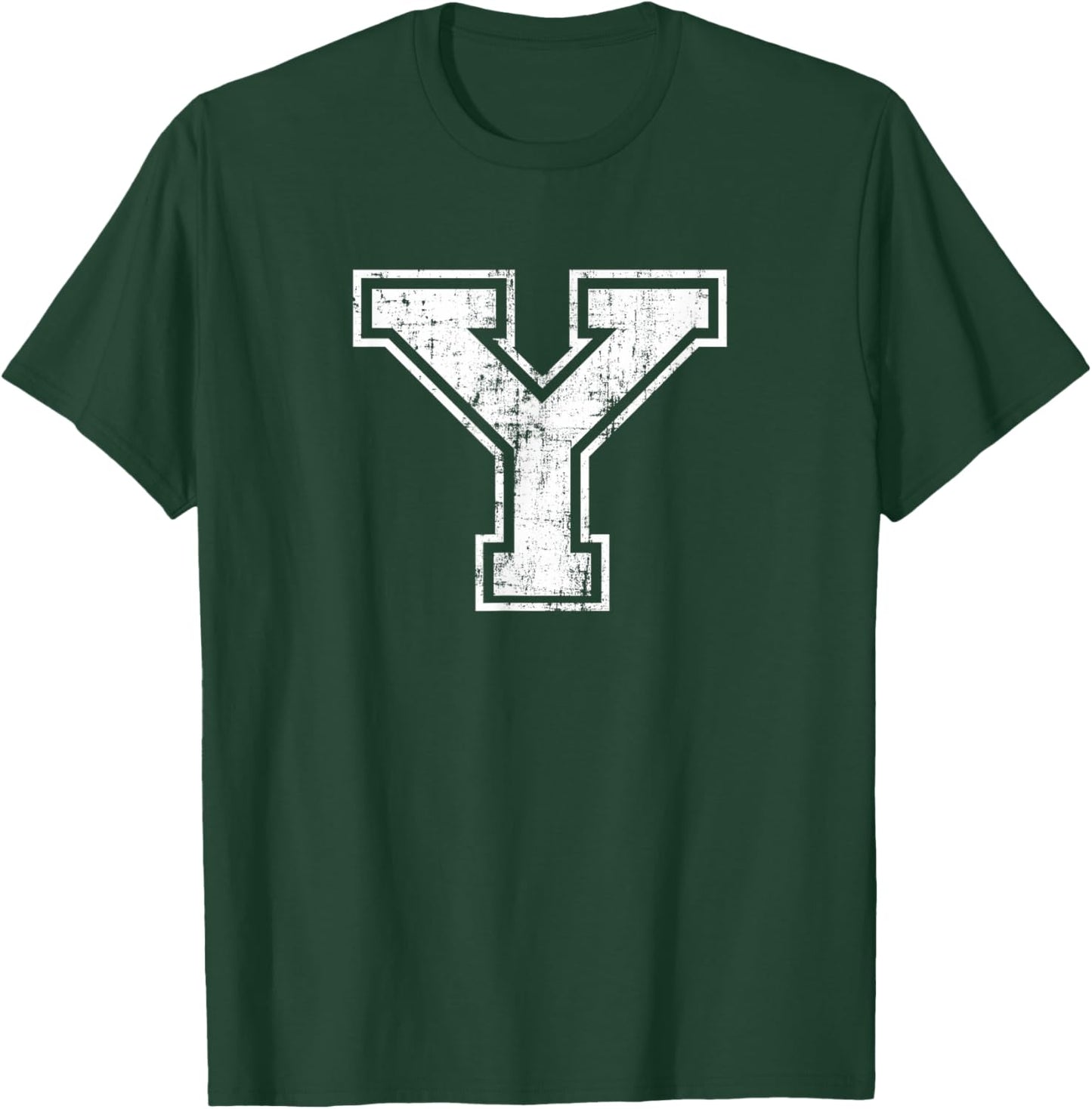 Letter Y Uppercase Alphabet Initial School College Varsity T-Shirt - T-Shirt | Forest