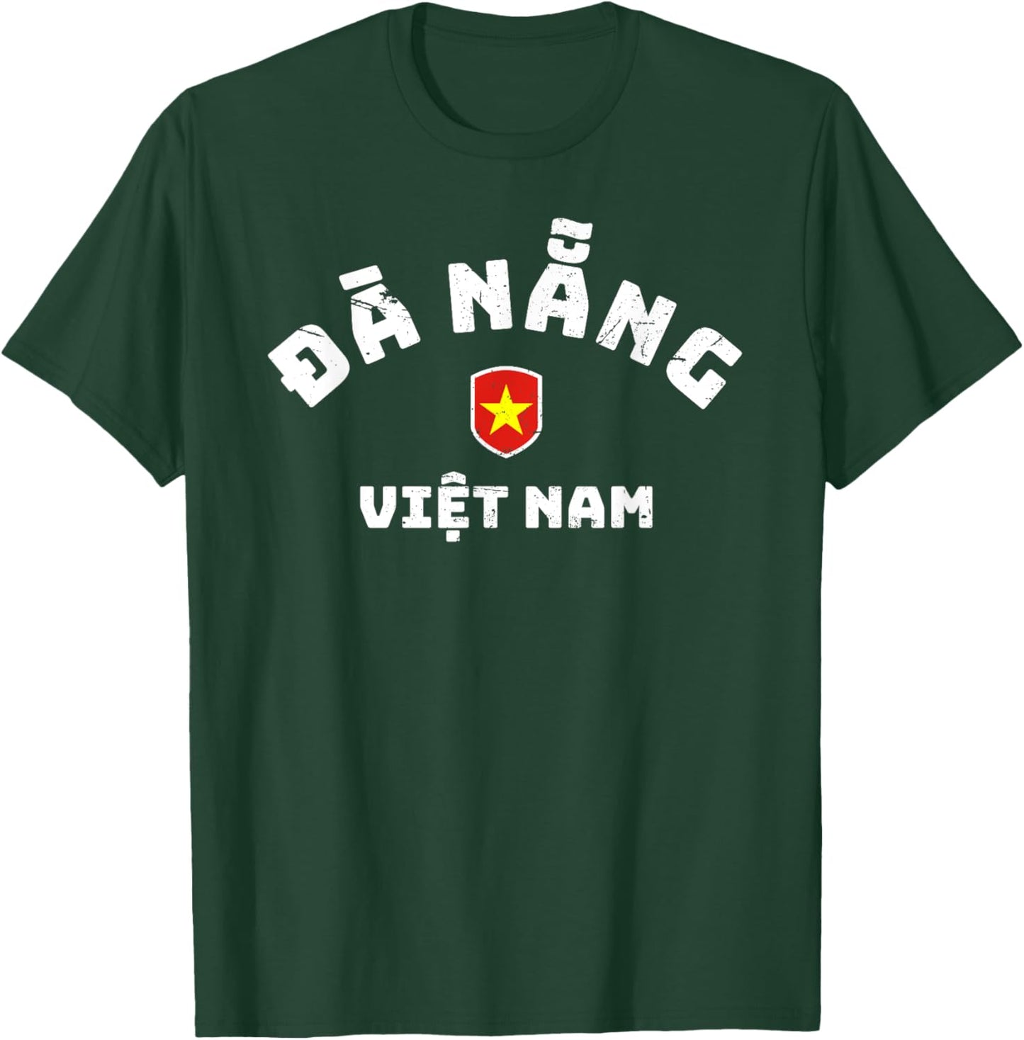 Da Nang Vietnam - Vietnamese Flag Da Nang T-Shirt - T-Shirt | Forest