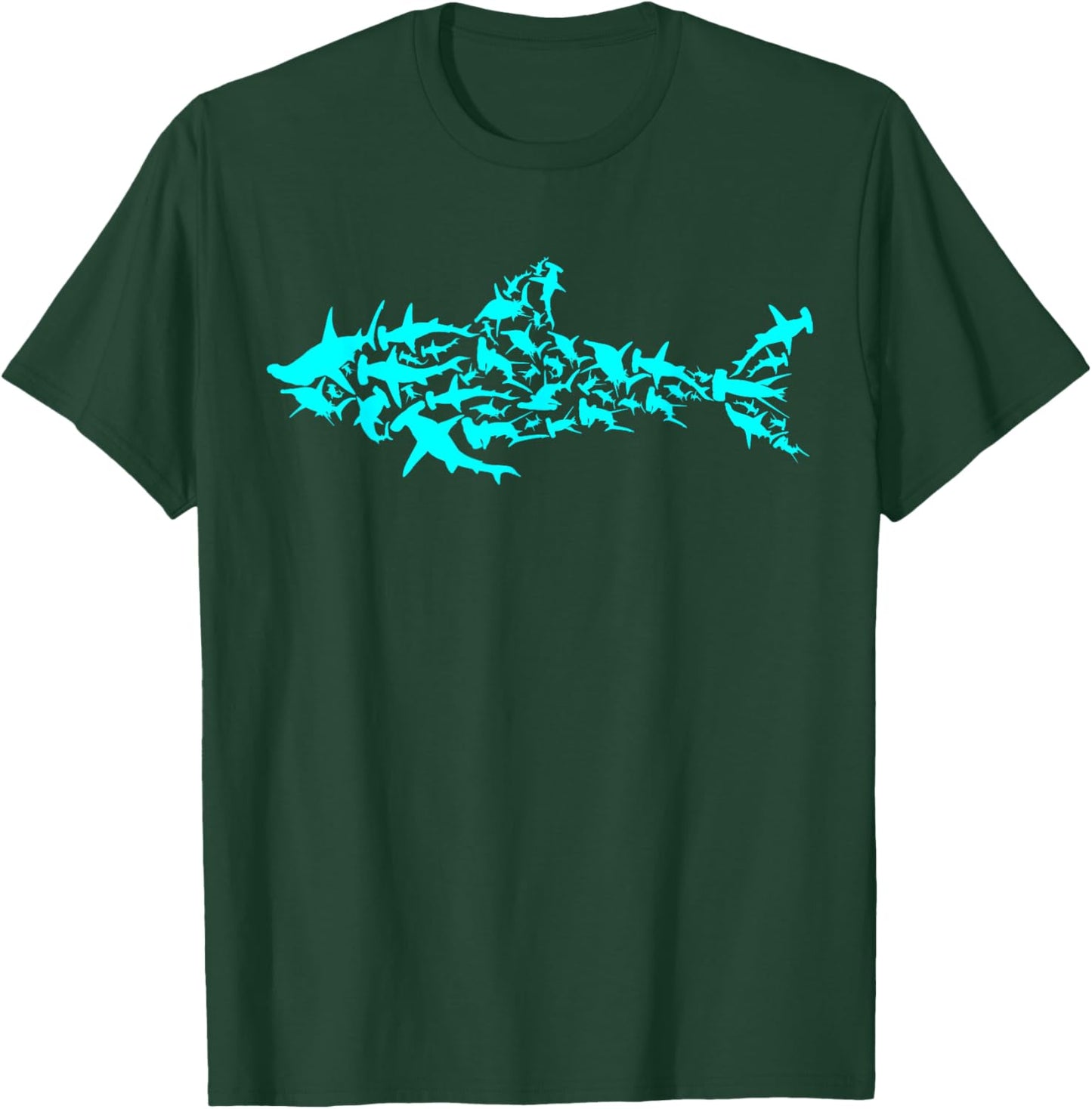 Shark Fish - Hammerhead Shark Lover Sharks - Shark T-Shirt - T-Shirt | Forest