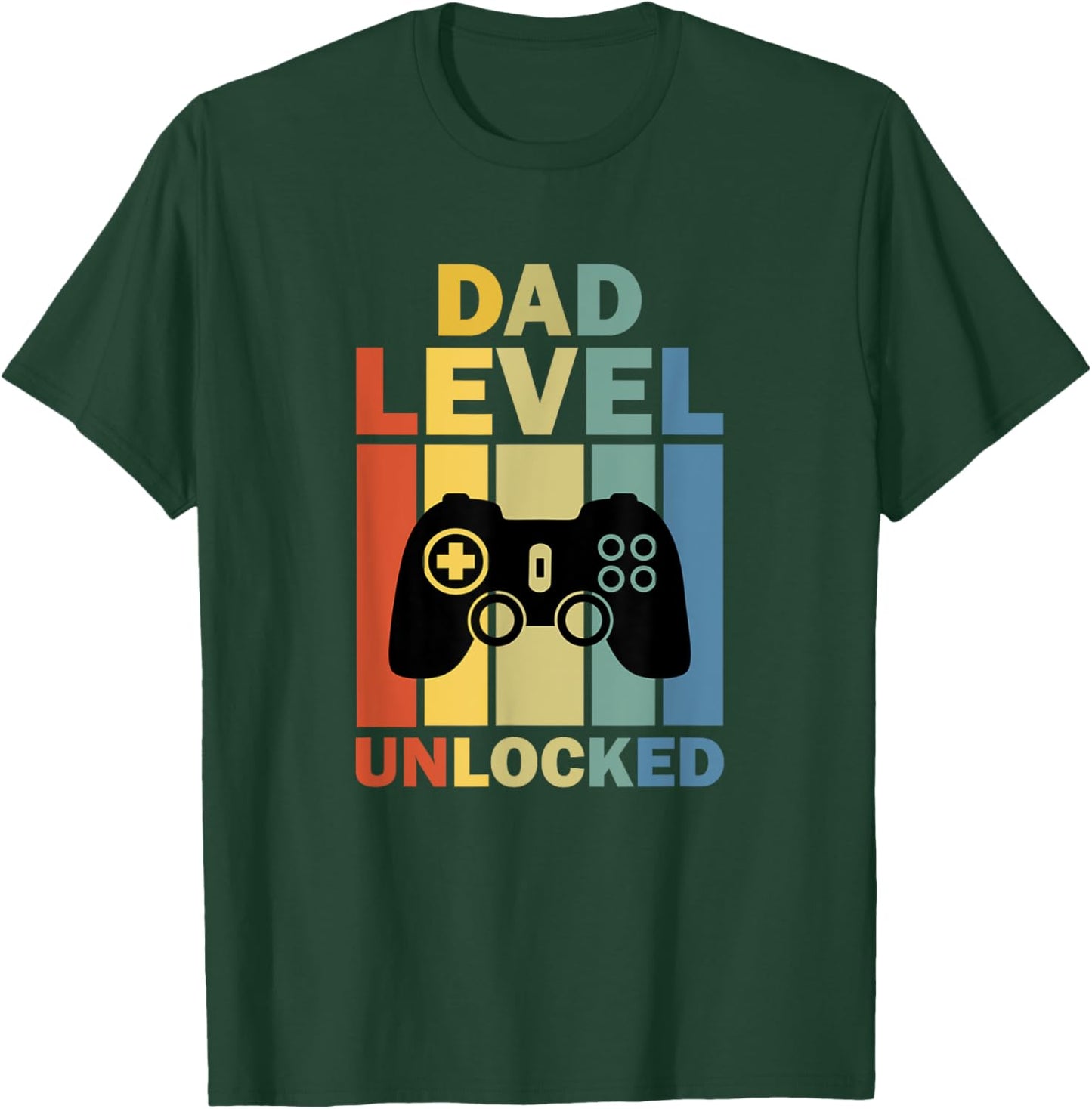 Pregnancy Announcement Dad Level Unlocked Soon To Be Father T-Shirt - T-Shirt | Forest