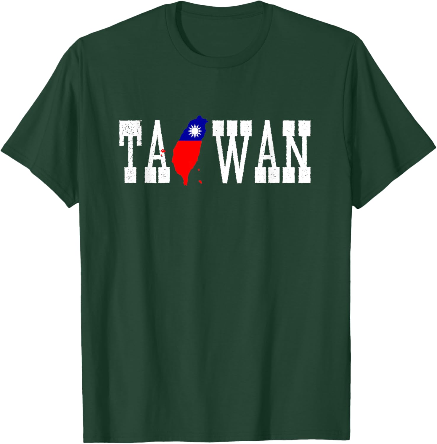 Taiwan Jersey for Love Taiwan Flag Silhouette Taiwanese T-Shirt - T-Shirt | Forest