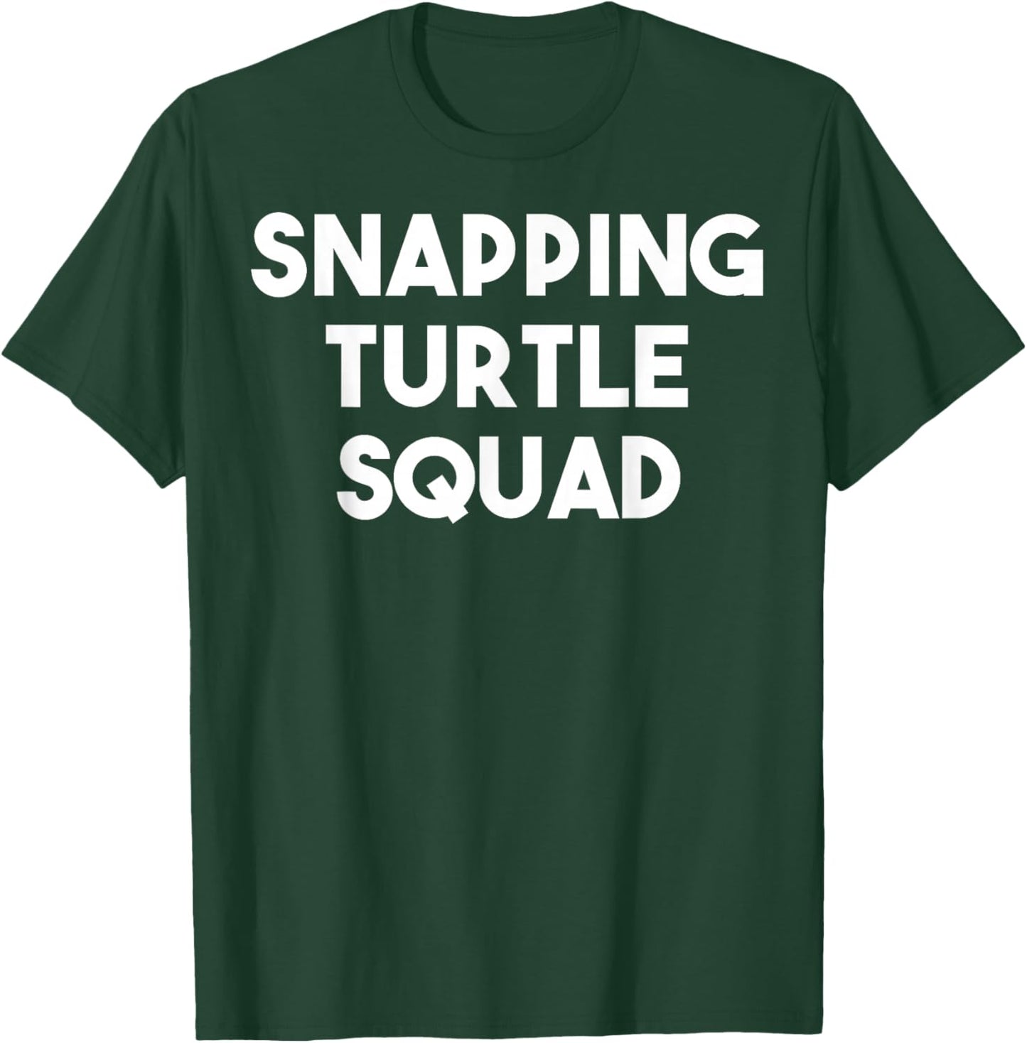 Snapping Turtle Squad - Funny Snapping Turtle Lover T-Shirt - T-Shirt | Forest