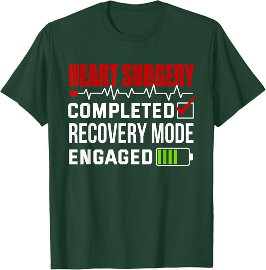 Open Heart Surgery Bypass Survivor T-Shirt - T-Shirt | Forest
