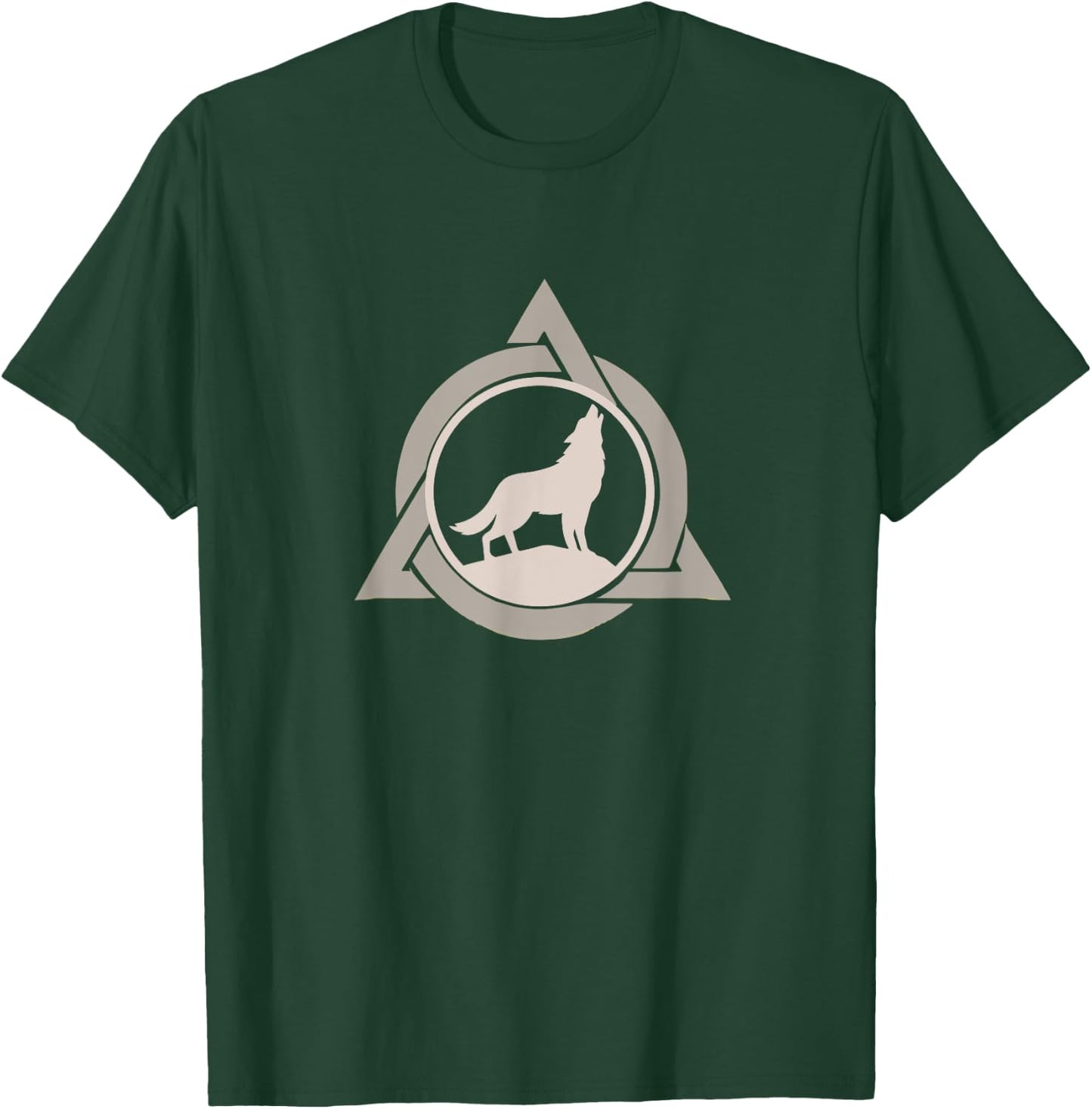 Theta Delta Wolf Therian Gear Therianthropy Symbol Otherkin T-Shirt - T-Shirt | Forest