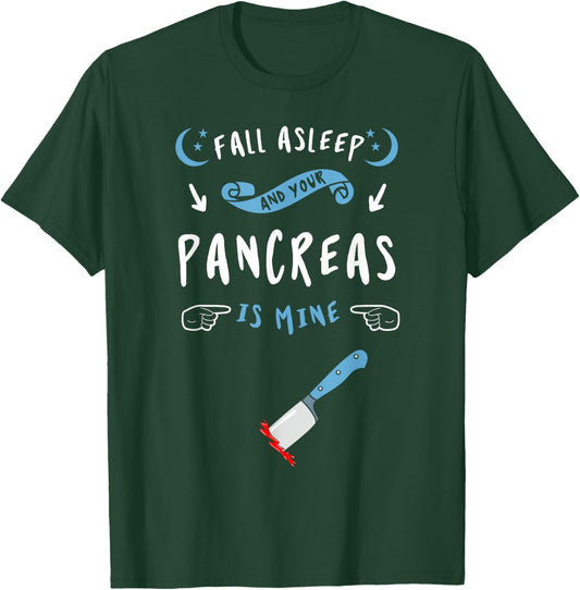 Diabetes Type 1 2 Diabetic Patient Pancreas Survivors T-Shirt - T-Shirt | Forest