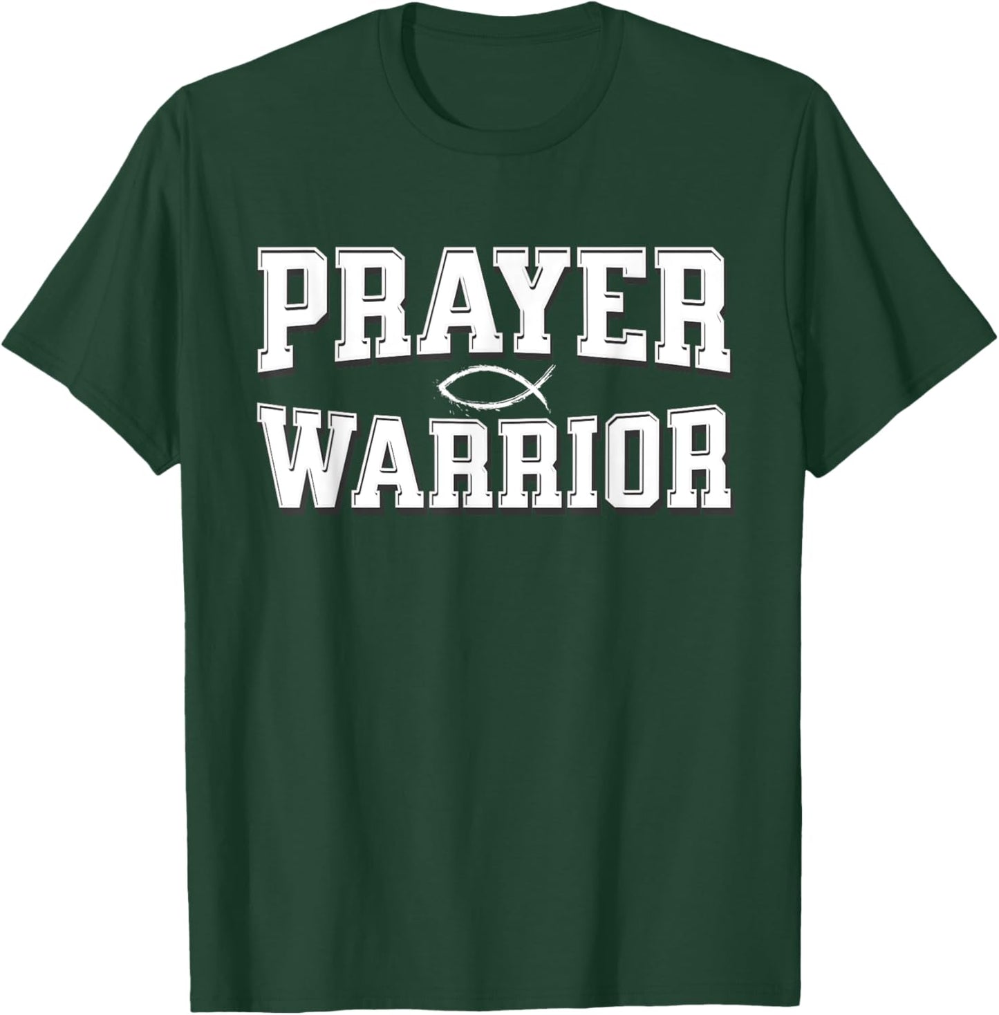 Christian PRAY shirt women, PRAYER WARRIOR T-Shirt - T-Shirt | Forest