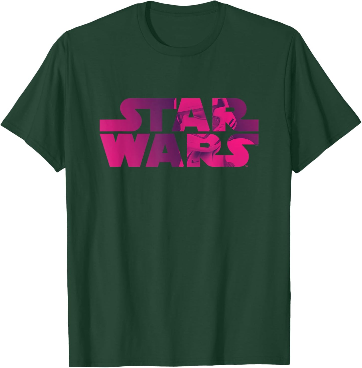 Star Wars Logo Fashion Style Magenta Stormtrooper T-Shirt - T-Shirt | Forest