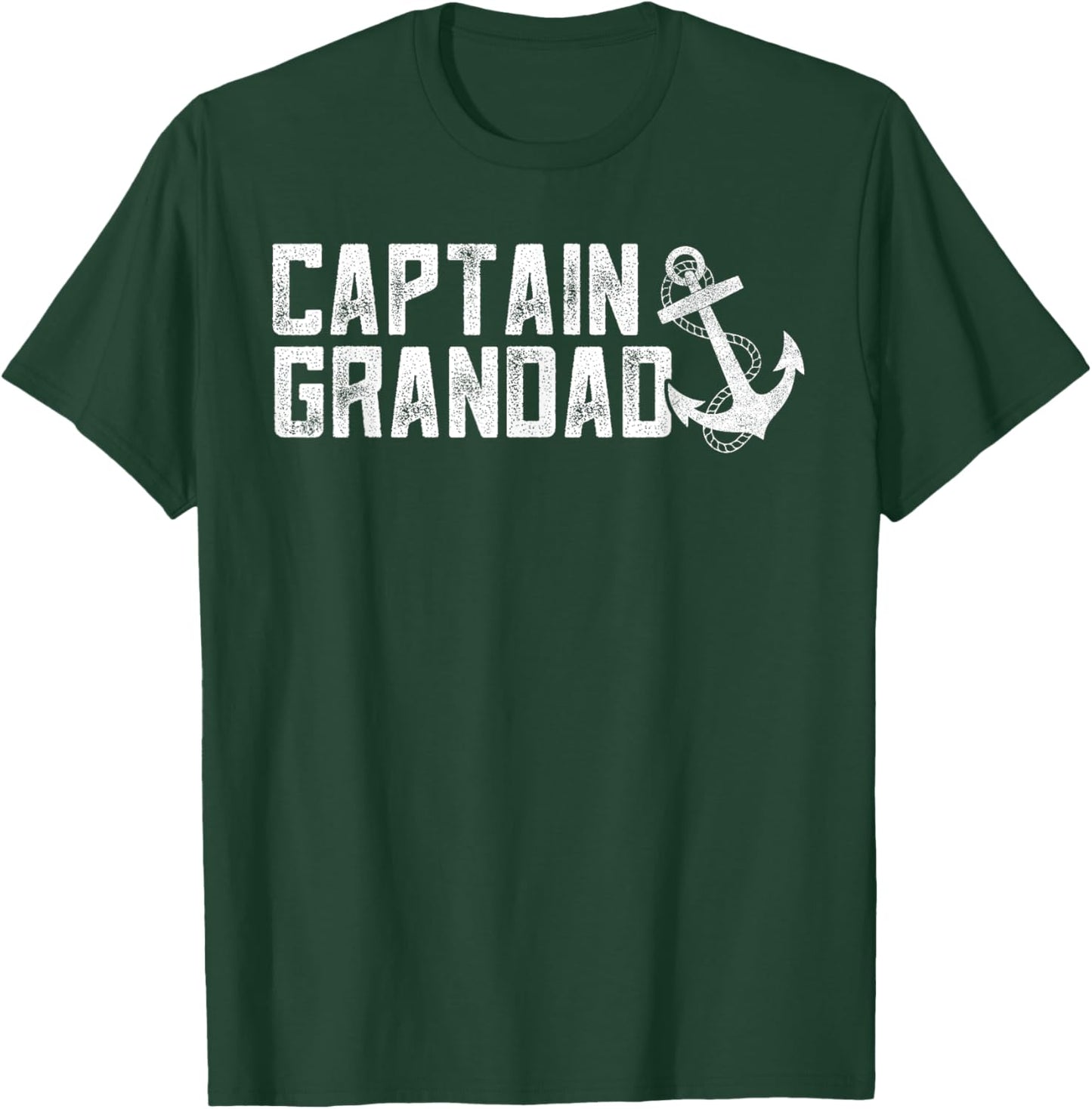 Fathers Day Lake Life Apparel, Pontoon Boat Captain Grandad T-Shirt - T-Shirt | Forest