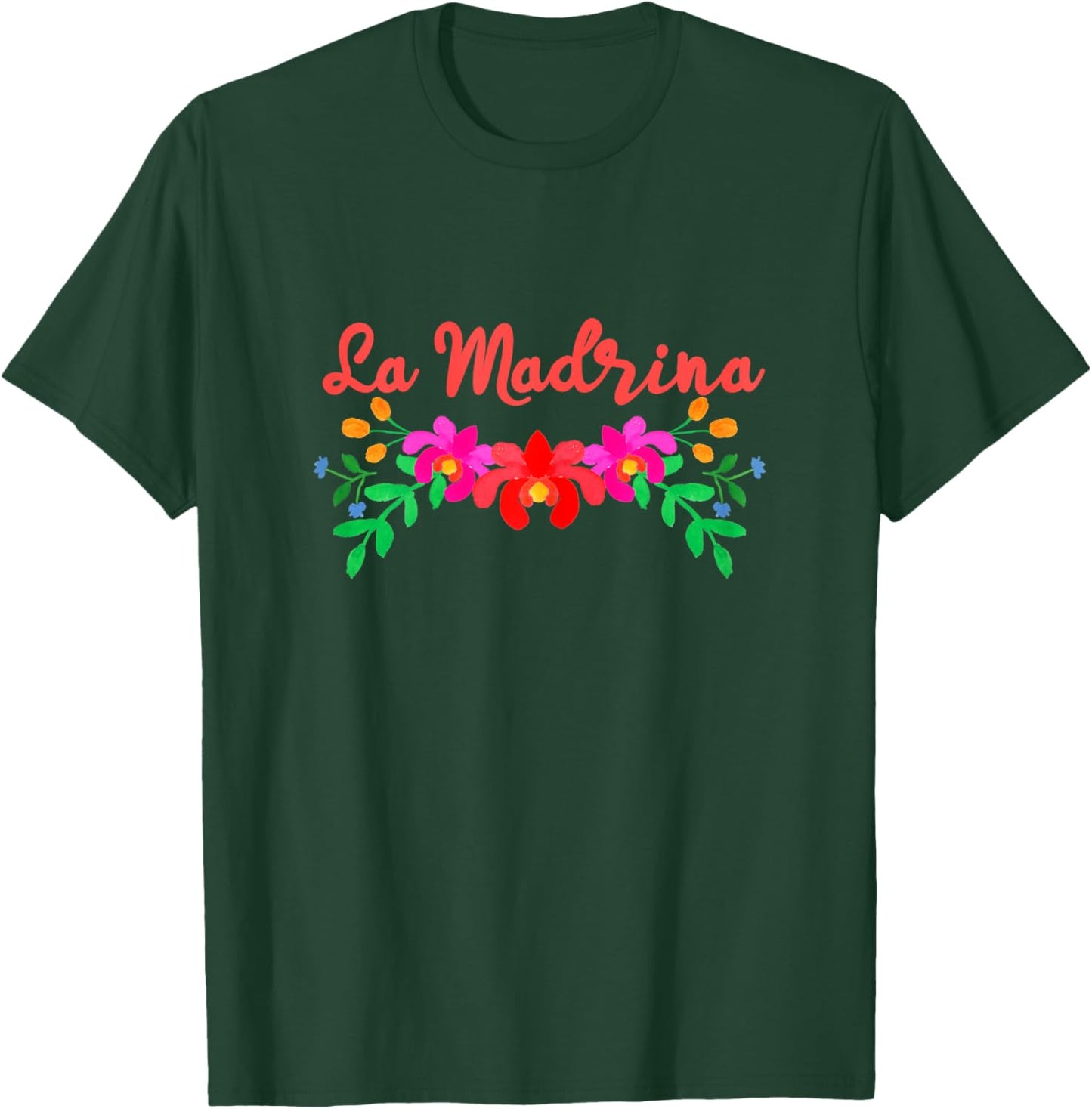 Madrina Gift Godmother - Worlds Best La Madrina T-Shirt - T-Shirt | Forest