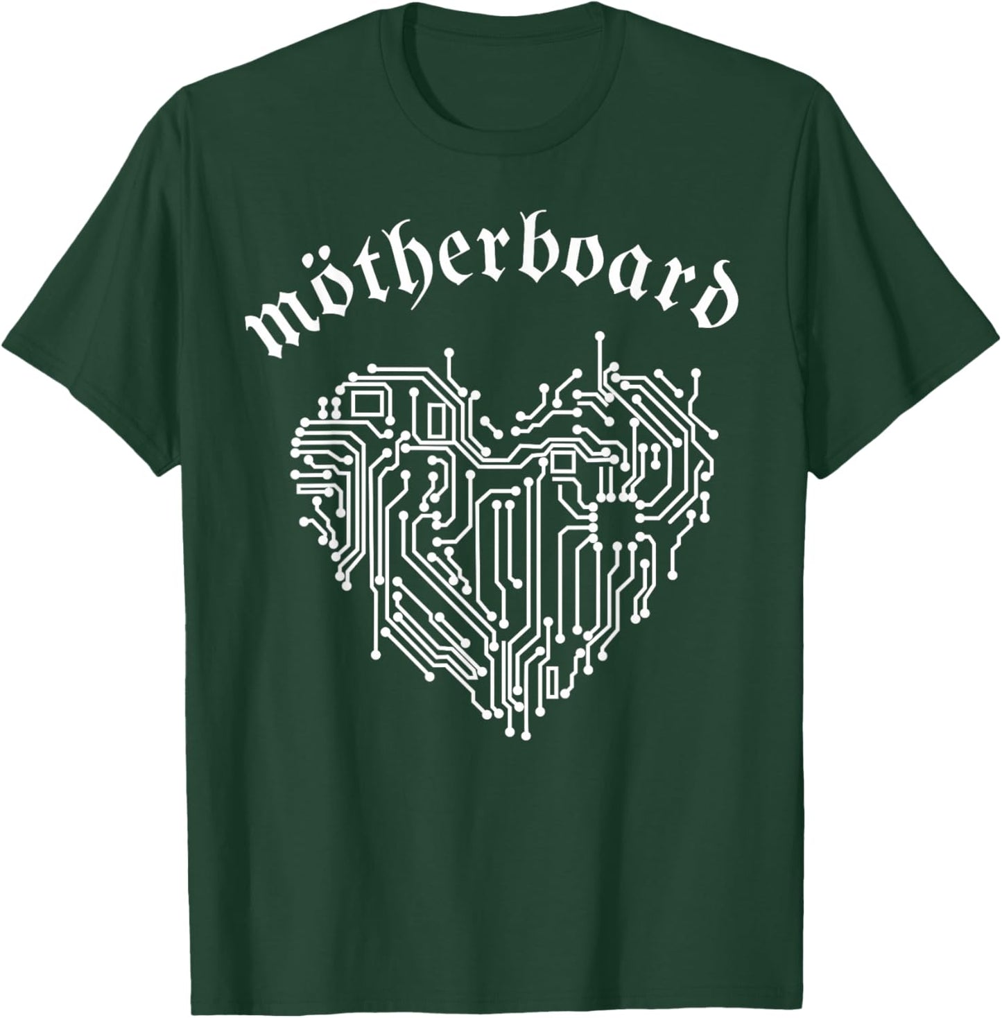 Motherboard, motherboard, geek nerd, fun, rock n roll, it T-Shirt - T-Shirt | Forest
