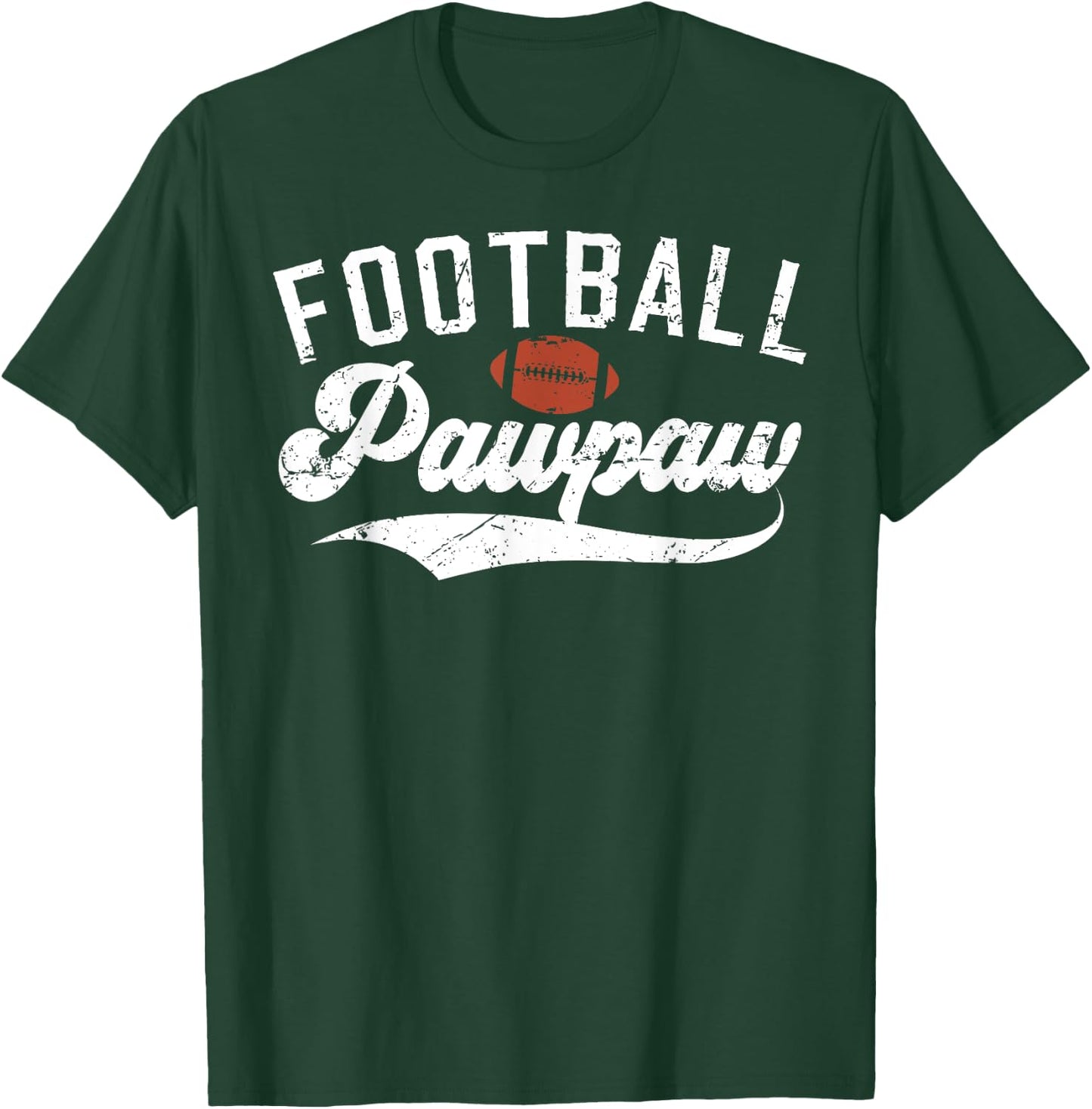 Football Pawpaw Grandpa Pawpaw Of A Football Player Pawpaw T-Shirt - T-Shirt | Forest