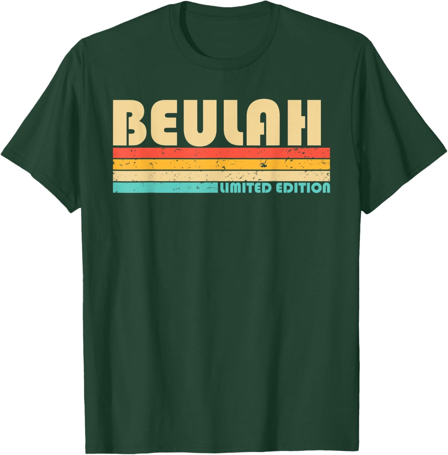BEULAH Name Personalized Retro Vintage 80s 90s Birthday T-Shirt - T-Shirt | Forest