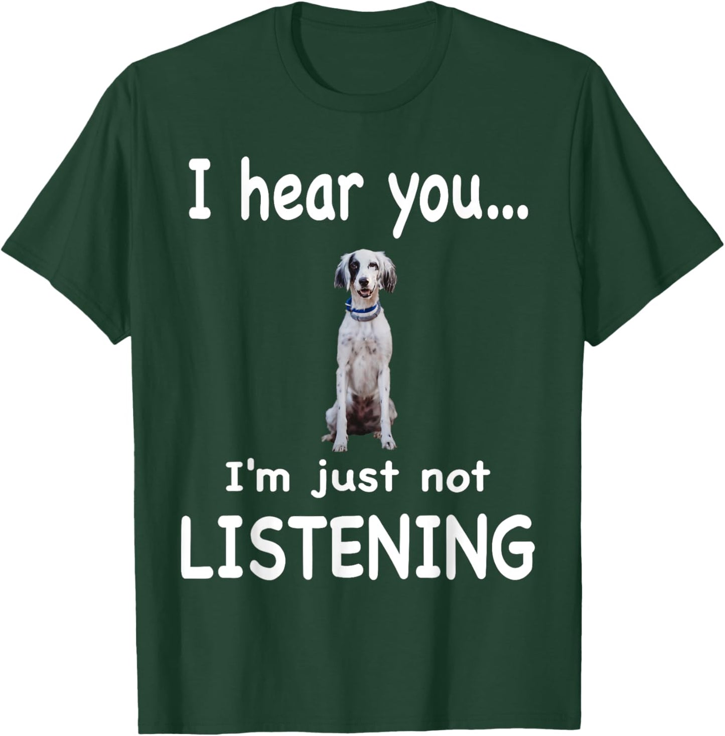English Setter Dog - English Setter Men Women T-Shirt - T-Shirt | Forest