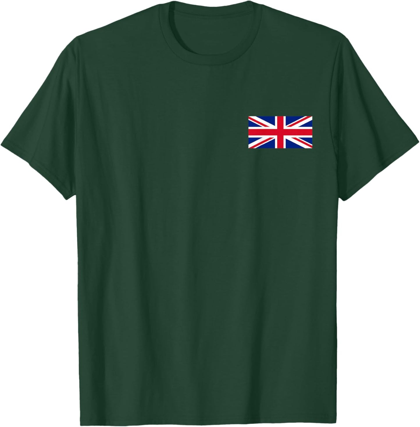 United Kingdom Flag British Union Jack UK Flags Men Women T-Shirt - T-Shirt | Forest