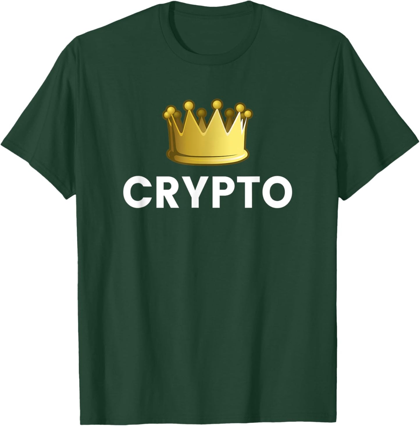 Crypto King T-Shirt - T-Shirt | Forest