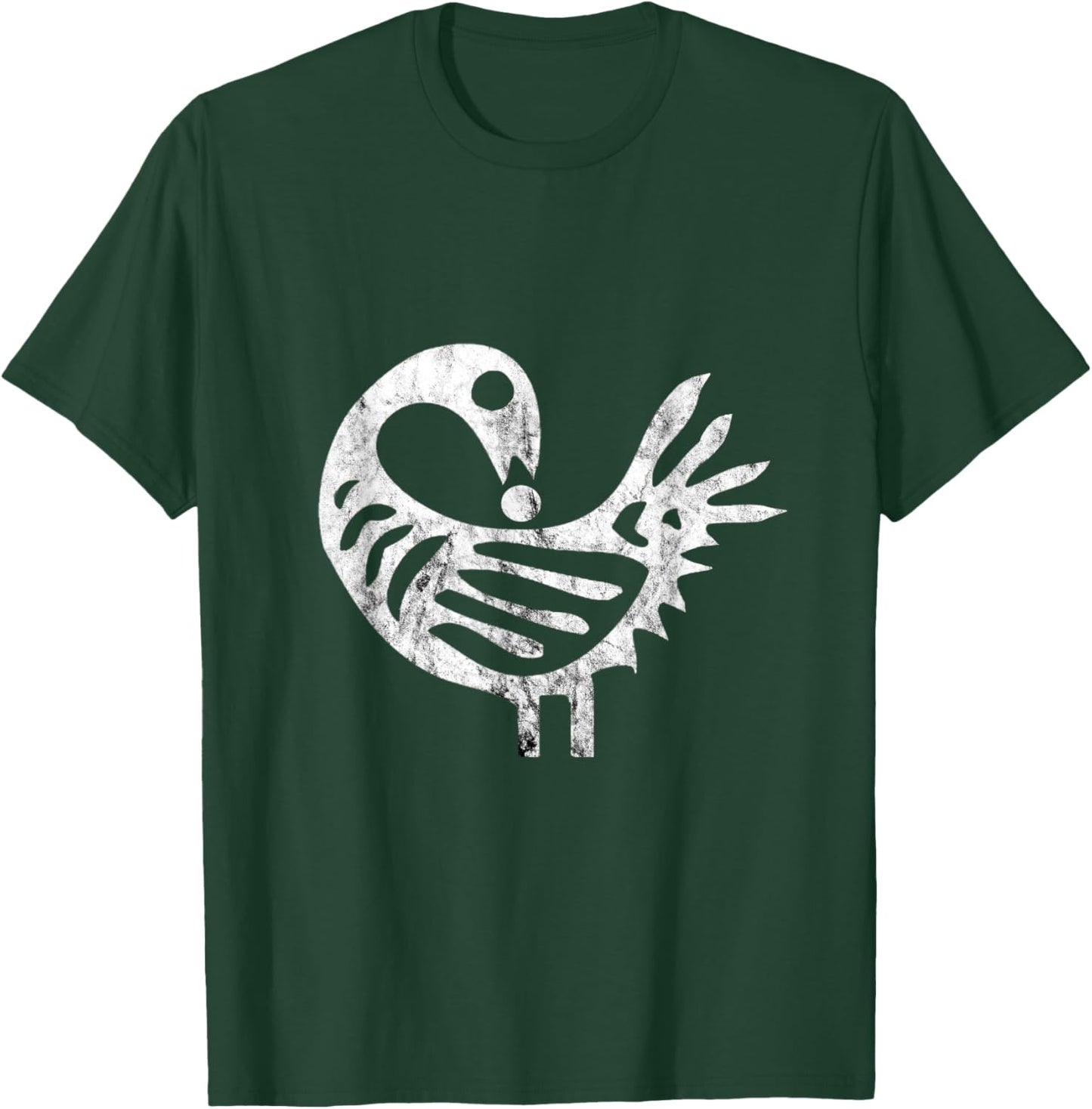 Sankofa Bird Afrocentric Adinkra Symbol African Pattern T-Shirt - T-Shirt | Forest