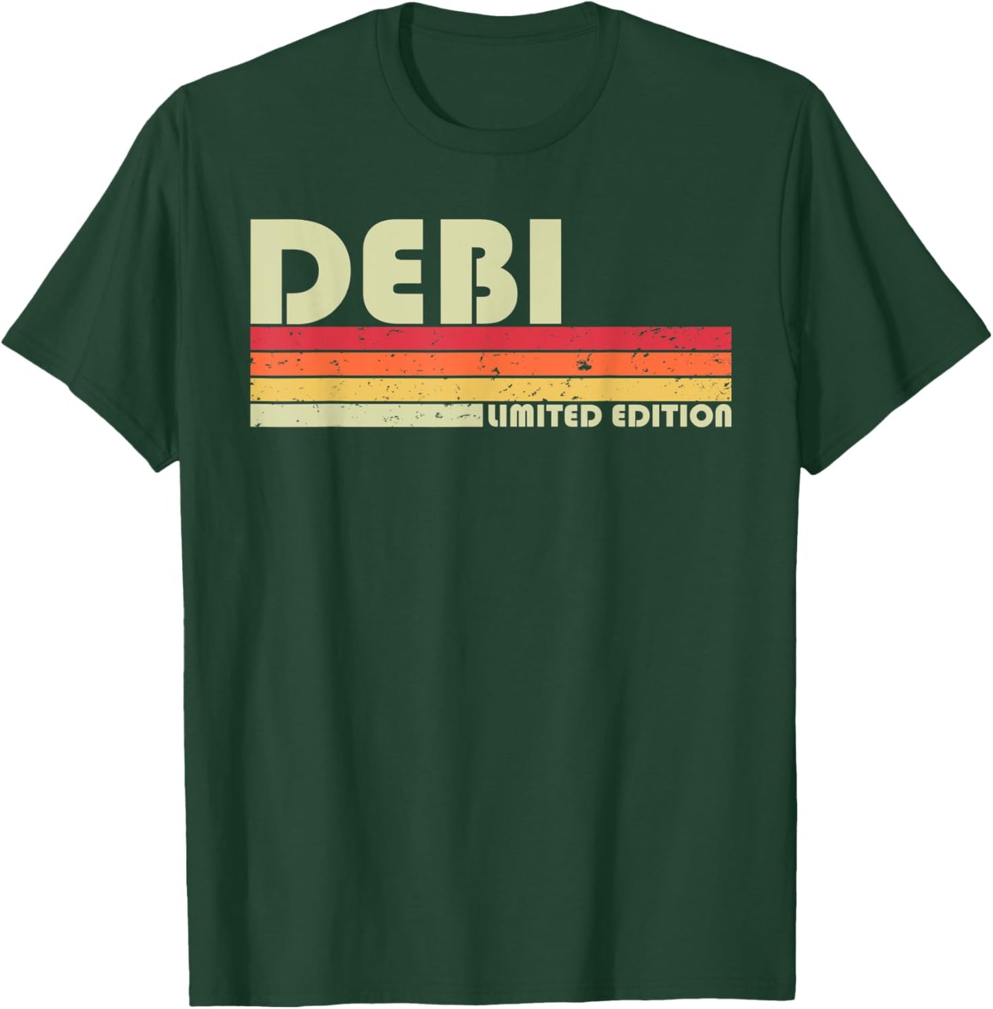 DEBI Name Personalized Retro Vintage 80s 90s Birthday T-Shirt - T-Shirt | Forest