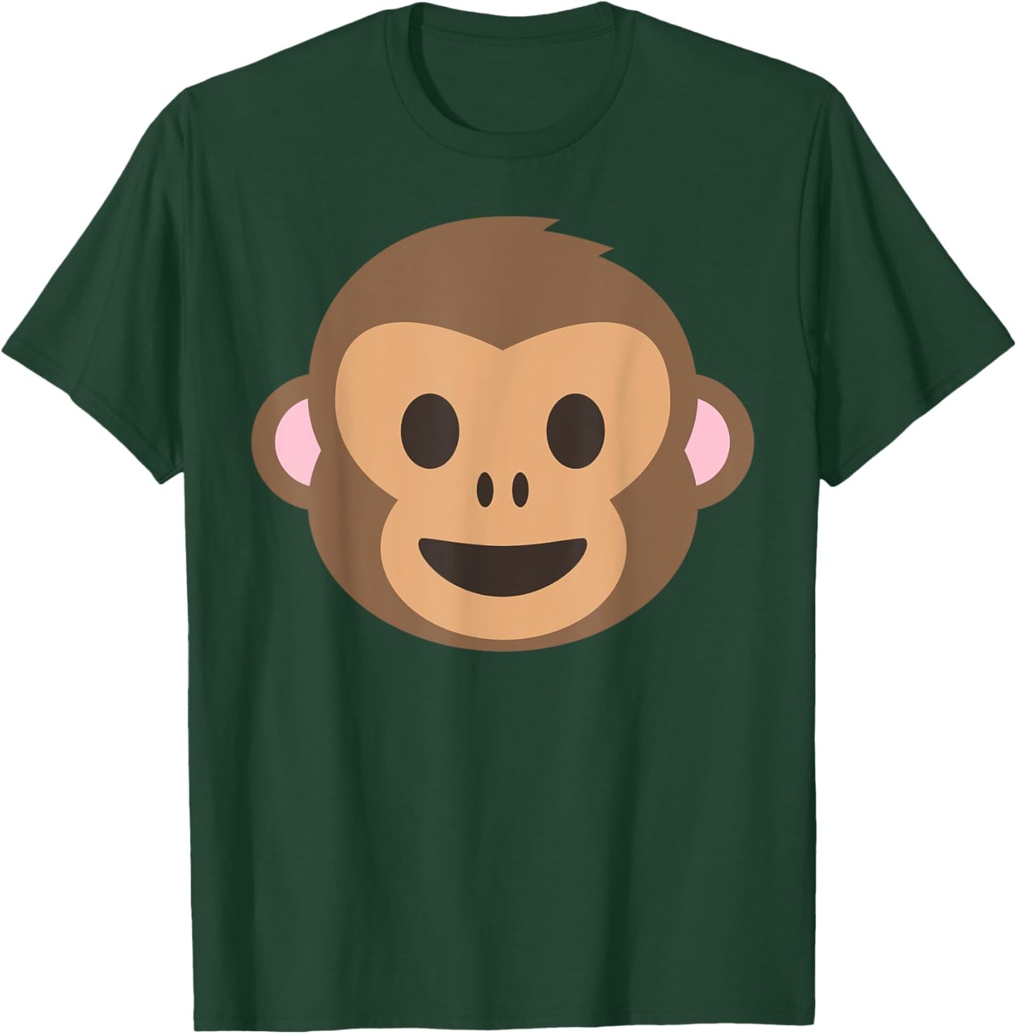 Monkey Face Monkey Head T-Shirt - T-Shirt | Forest