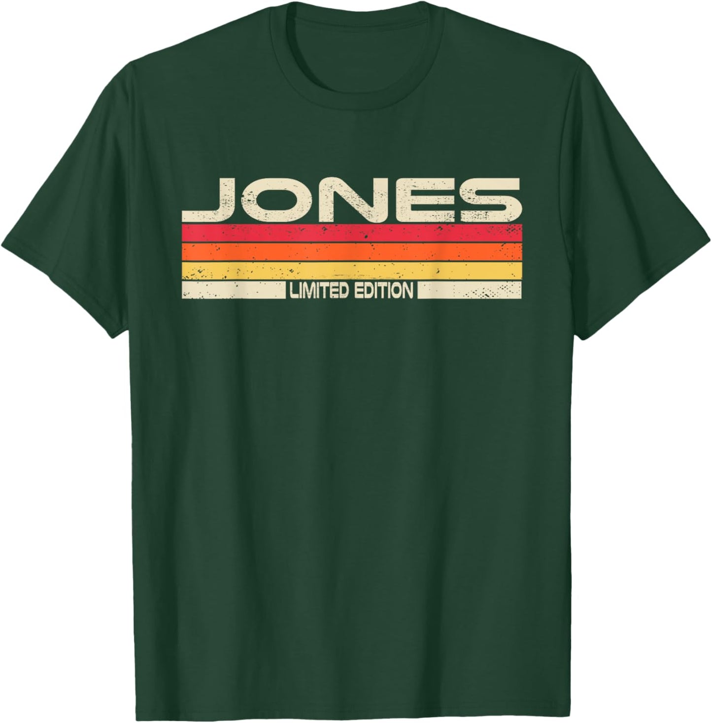 Jones Surname Birthday Family Reunion 80s 90s Sunset T-Shirt - T-Shirt | Forest