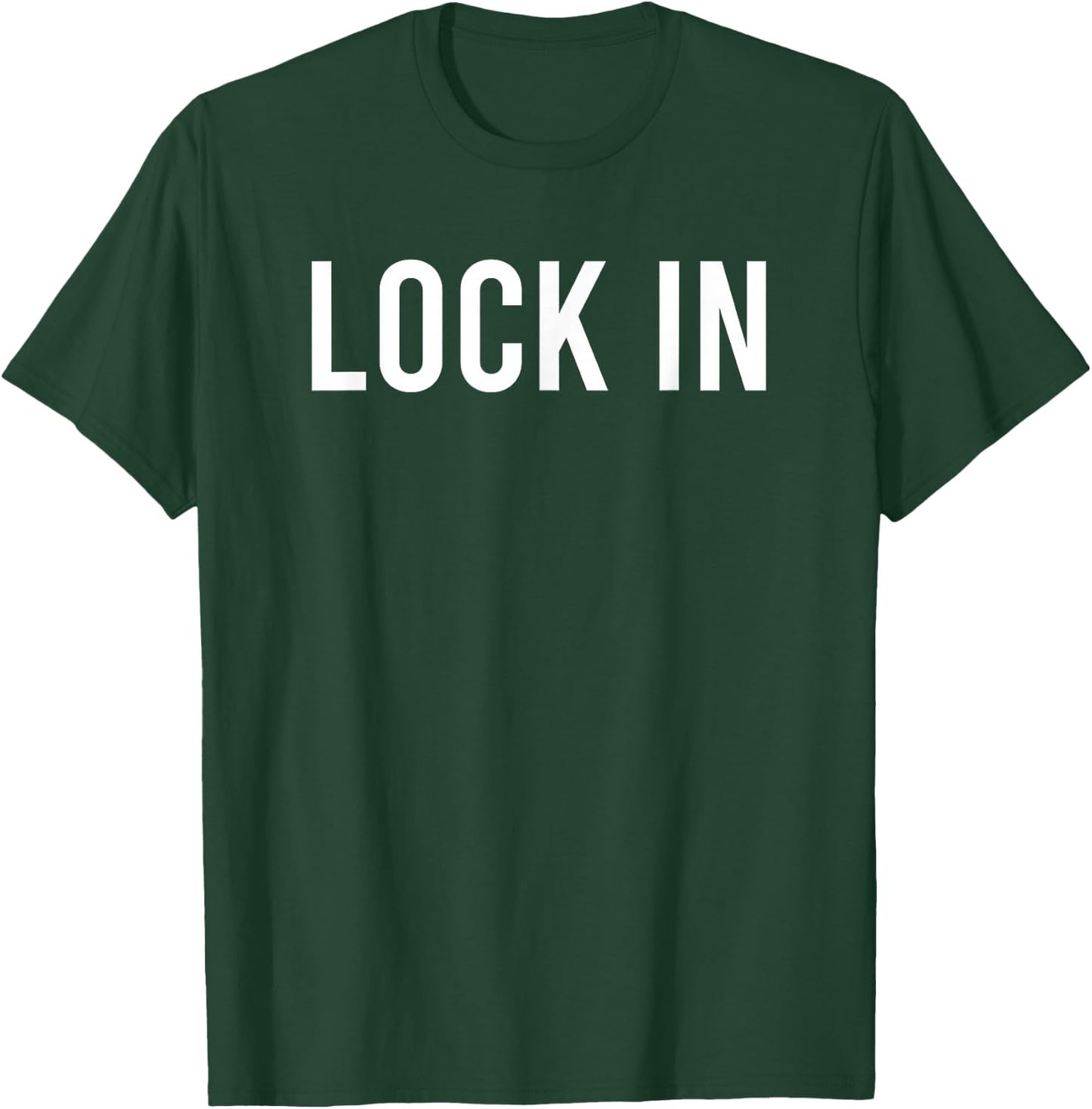 Locked In Humor -Adults Black T-Shirt - T-Shirt | Forest