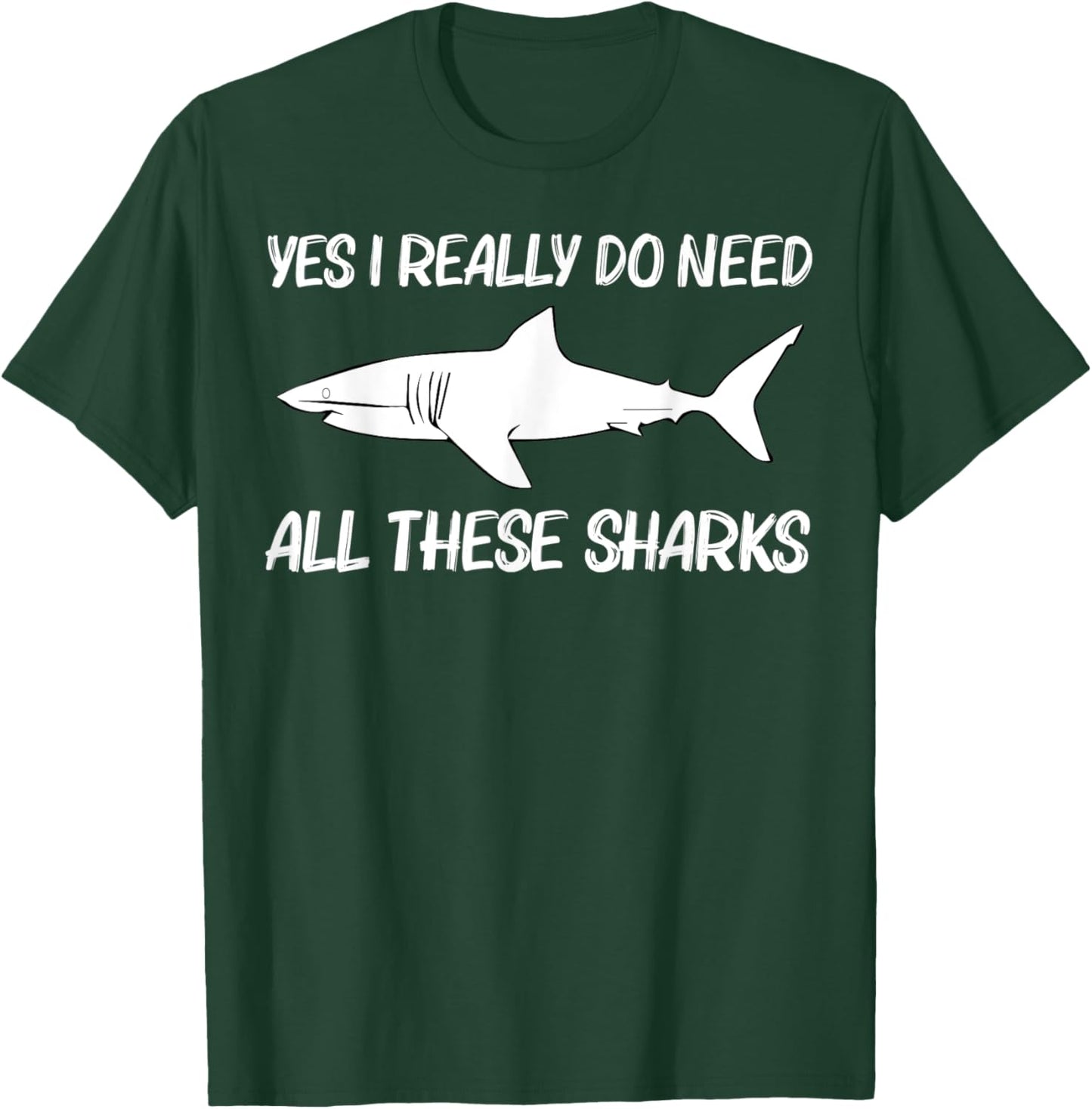 Cool Shark Women Great White Megalodon Fish Animal T-Shirt - T-Shirt | Forest
