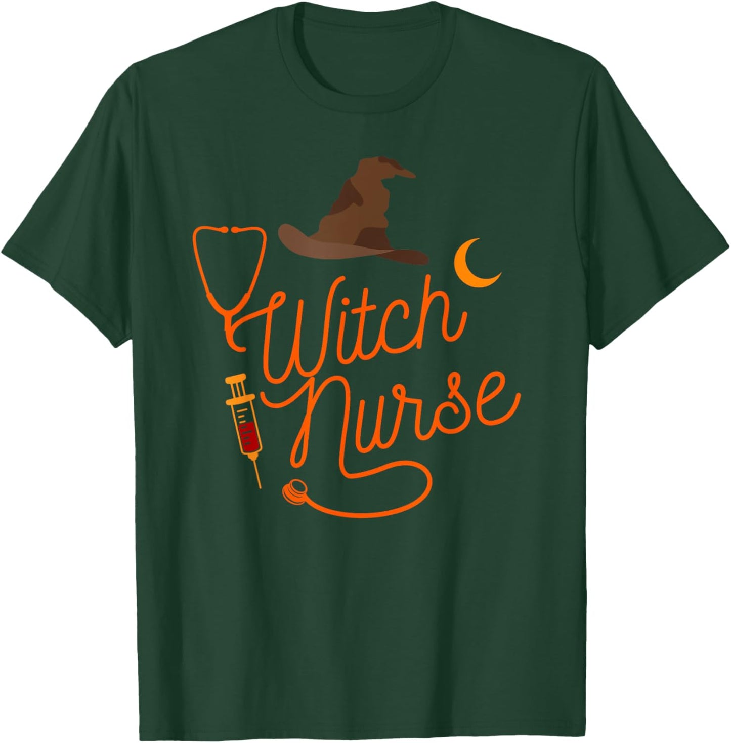 I'm the Nurse Witch - RN and ER Nurse Halloween T-Shirt - T-Shirt | Forest