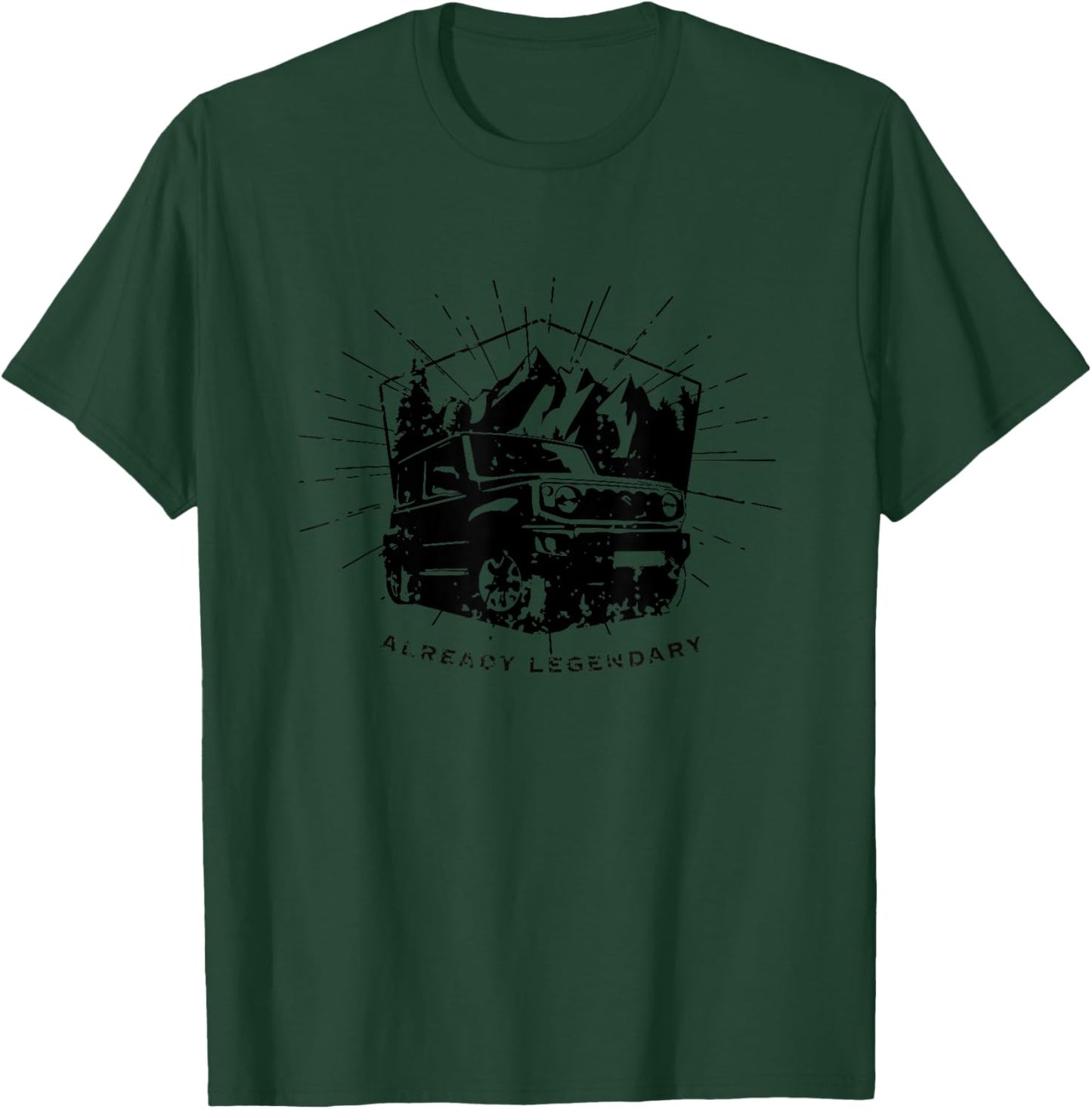 Jimny JB74 JB64 Offroad 4x4 Already Legendary All Grip 4WD T-Shirt - T-Shirt | Forest