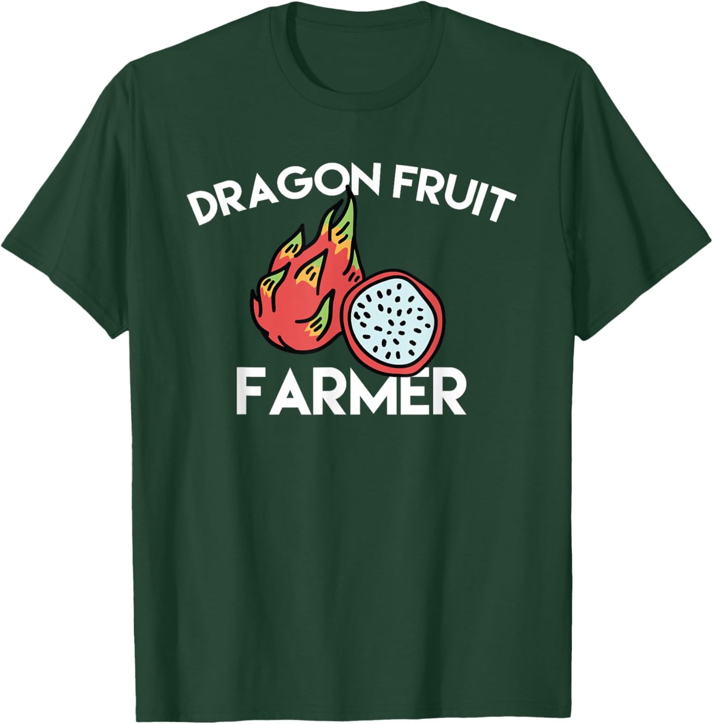 Lovely Dragon Fruit Farmer Costume Tropical Food T-Shirt - T-Shirt | Forest