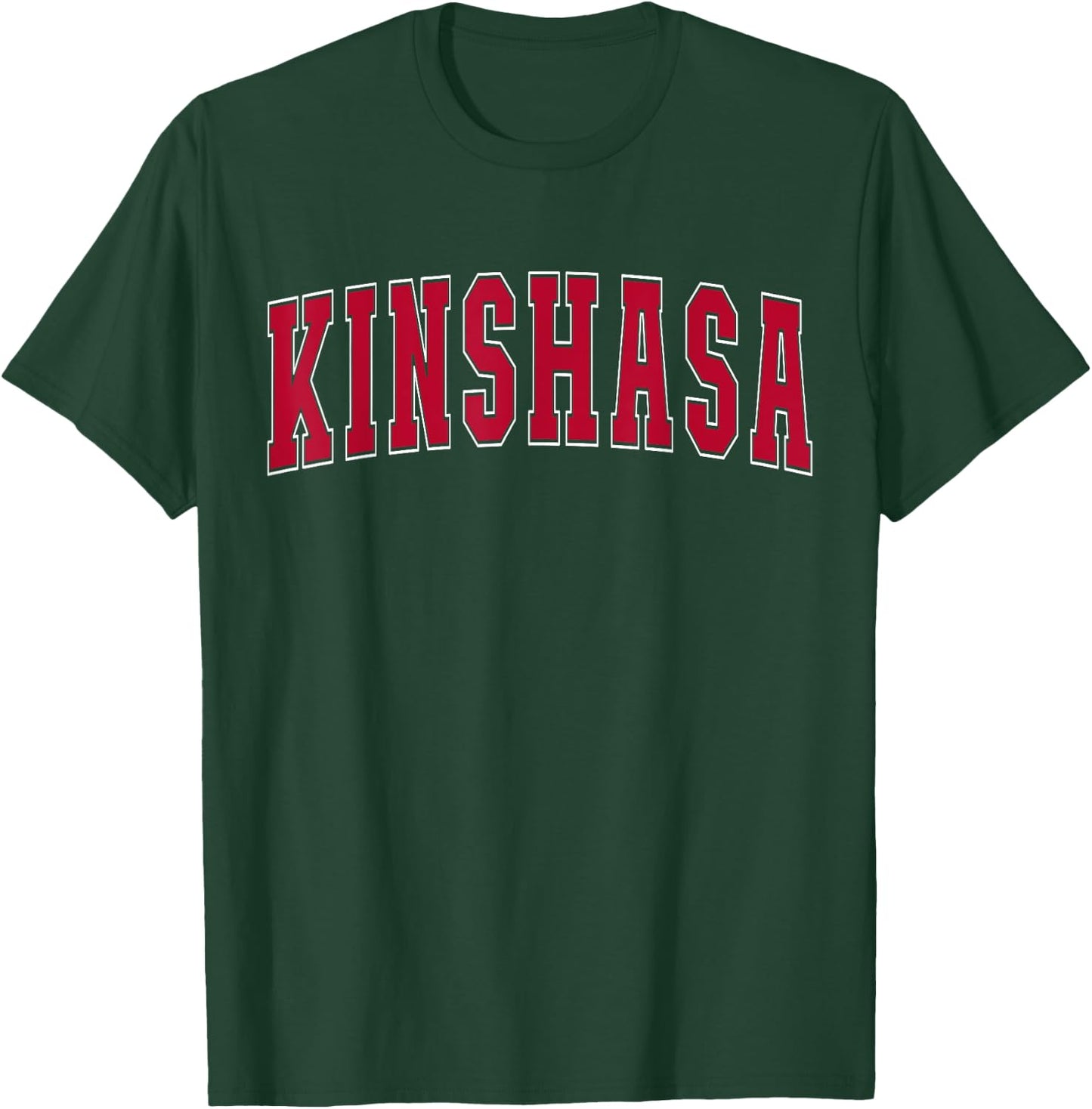Kinshasa DR Congo Lover Proud Congolese Souvenir Kinshasa T-Shirt - T-Shirt | Forest