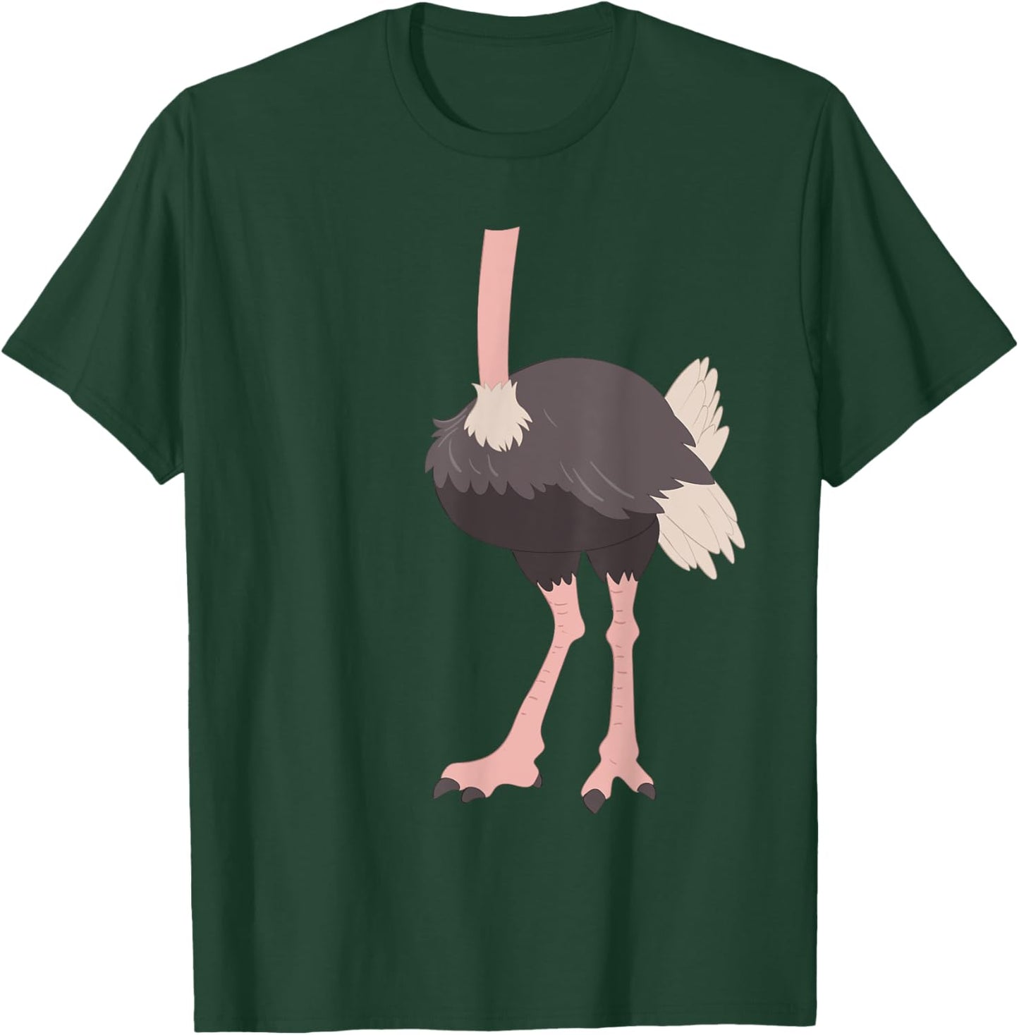 Ostrich Costume - Safari Animal Lover Zookeeper T-Shirt - T-Shirt | Forest