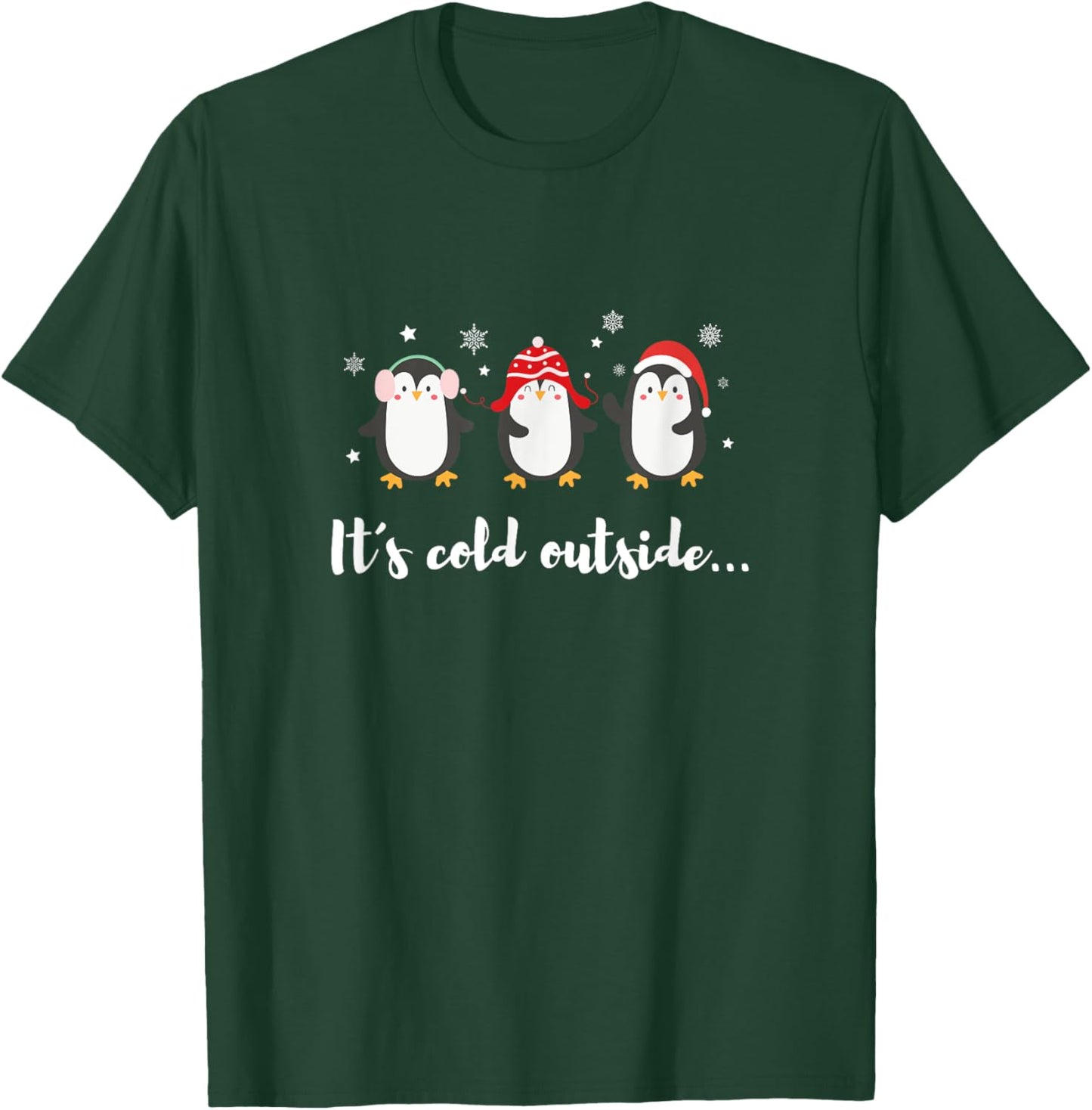 Penguins Christmas T-Shirt - T-Shirt | Forest