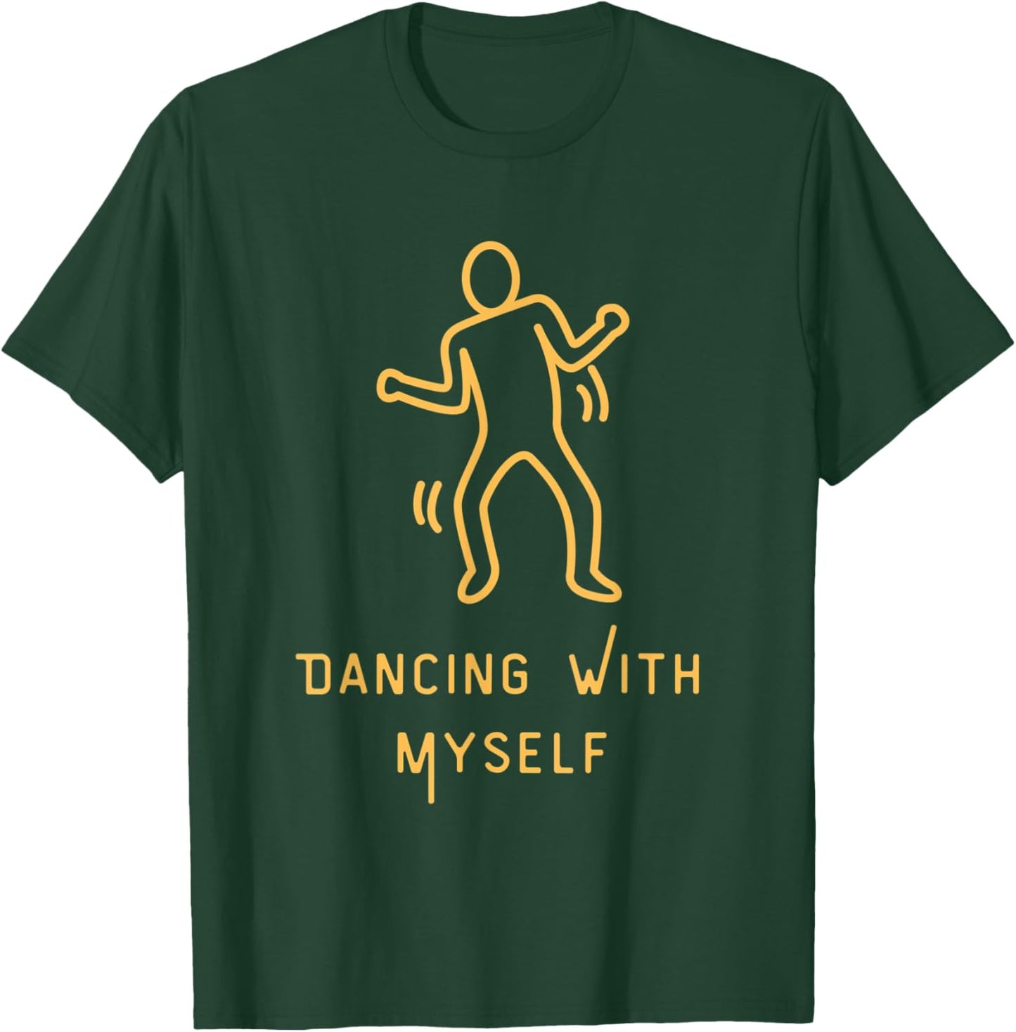 Funny 1980s Dancing With Myself Shirt T-Shirt - T-Shirt | Forest