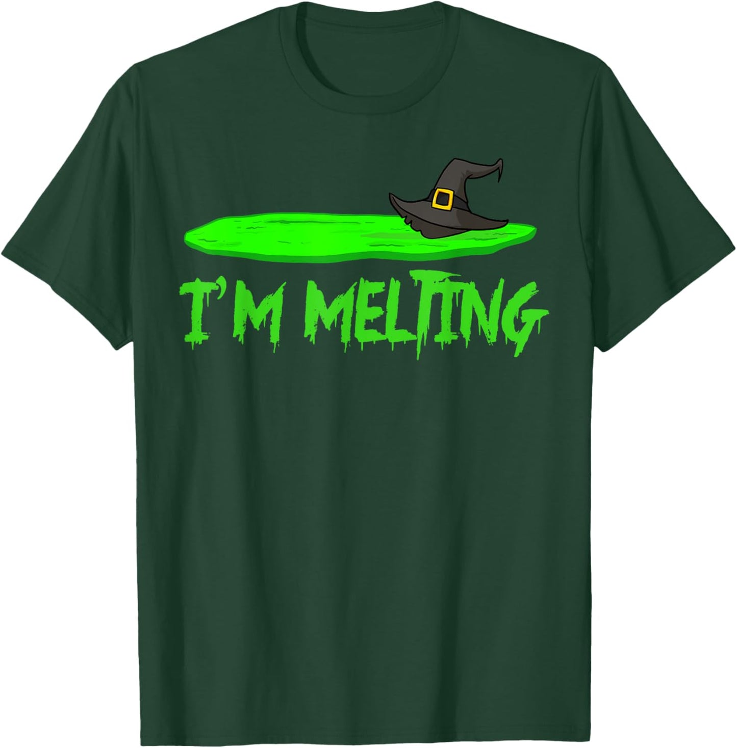 I'm Melting funny Halloween Melting Witch T-Shirt - T-Shirt | Forest
