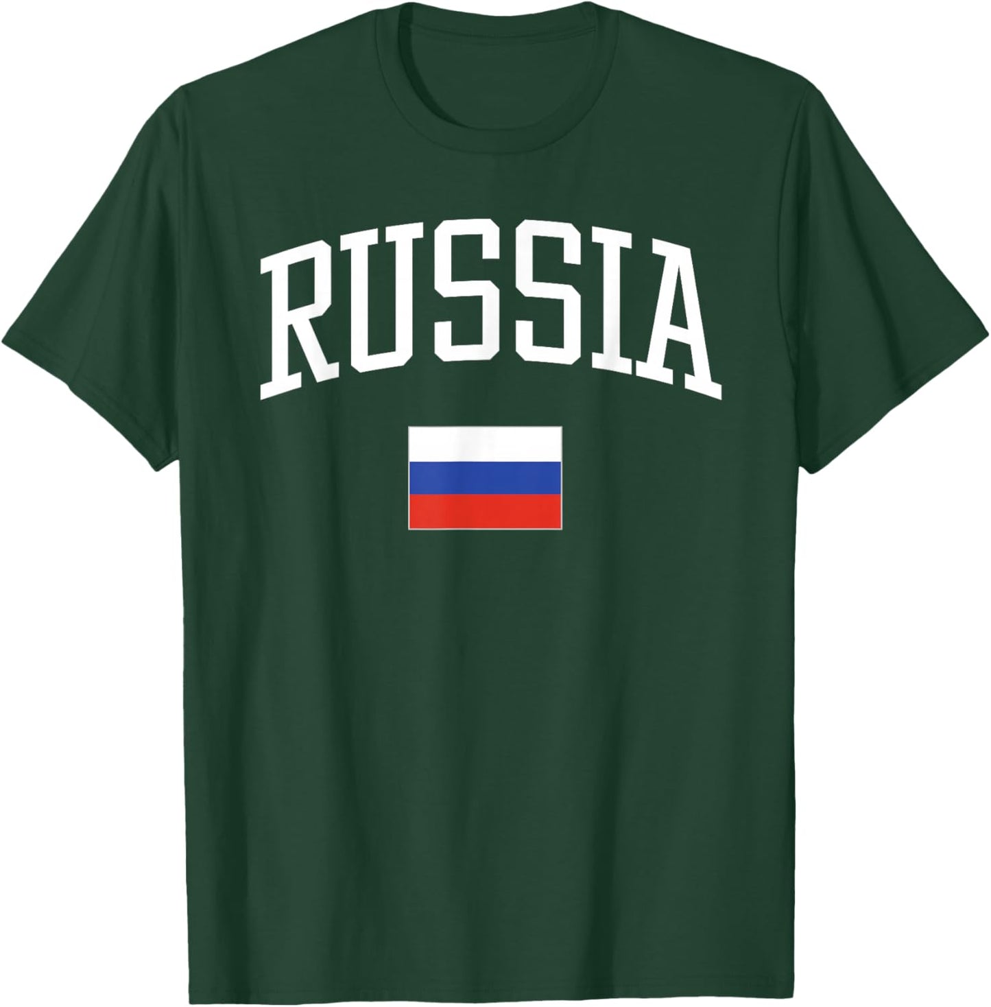 Vintage Flag of Russia Love Your Country T-Shirt - T-Shirt | Forest