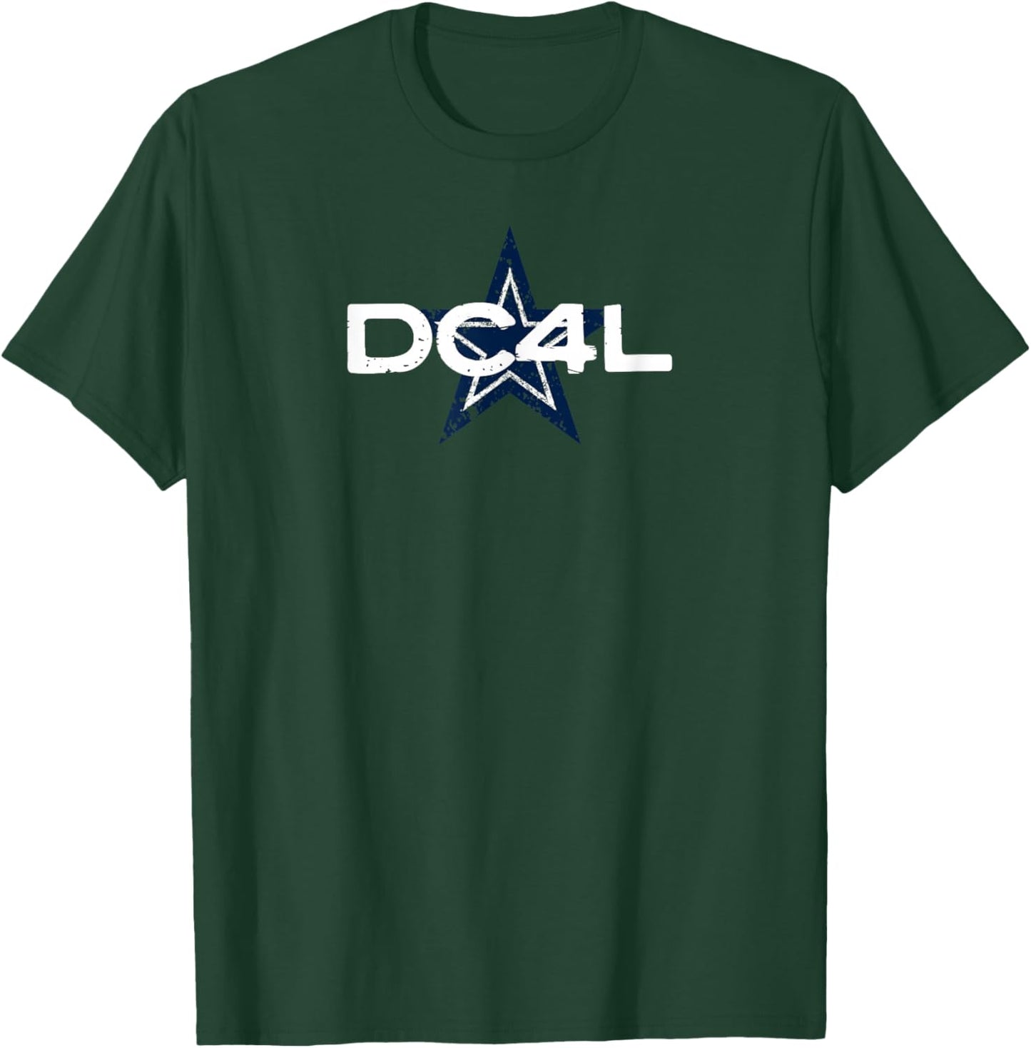 Simple “Cowboys DC4L” Graphic T-Shirt - T-Shirt | Forest