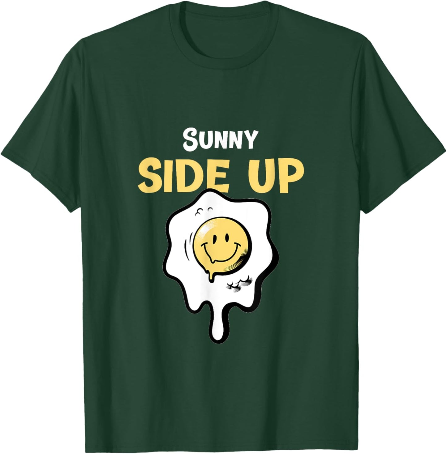 Retro Psychedelic Sunny Side Up Egg T-Shirt - T-Shirt | Forest