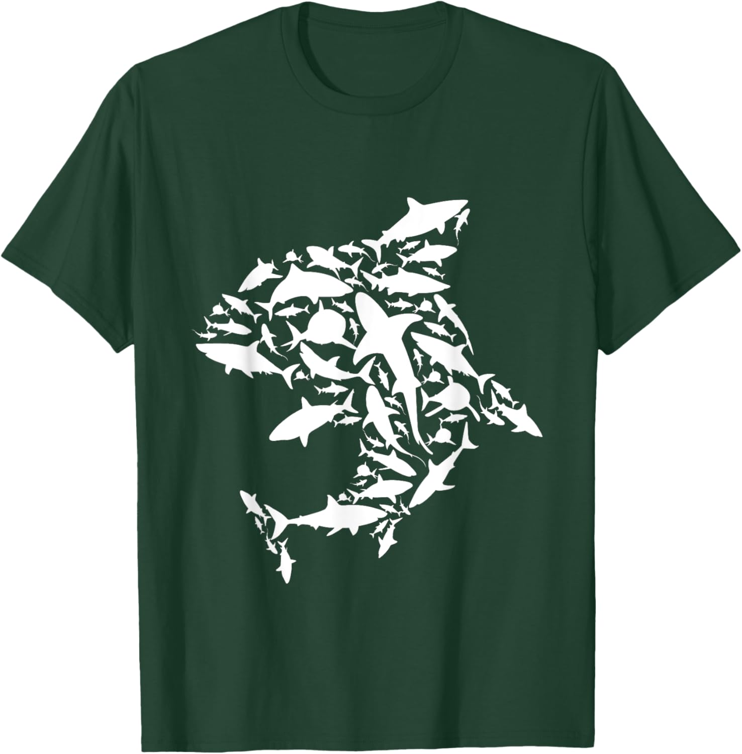 White Sharks - Marine Biologist Shark Lovers Science T-Shirt - T-Shirt | Forest